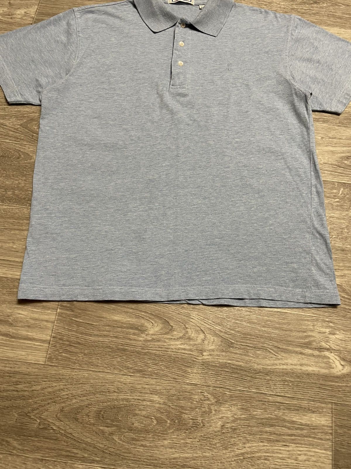 Yves Saint Laurent Vintage Yves Saint Laurent YSL Blue Polo Shirt Size US M / EU 48-50 / 2 - 5 Thumbnail