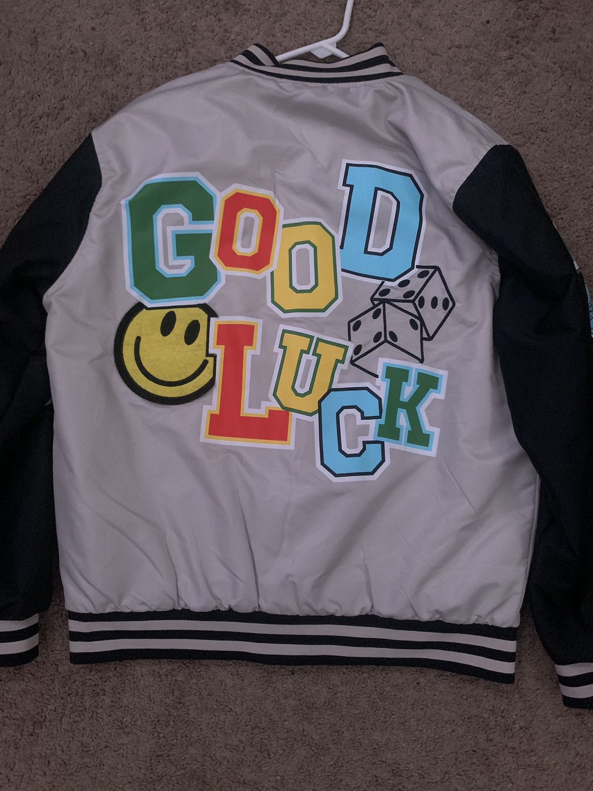 Vintage Good Luck Vintage Varsity Jacket Size US M / EU 48-50 / 2 - 2 Thumbnail