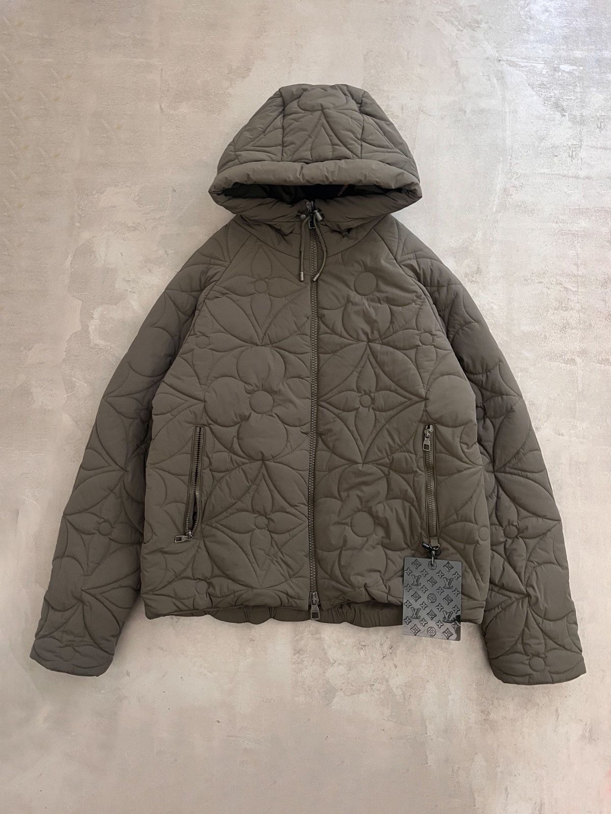 Louis Vuitton Louis Vuitton Quilted Hoodie Puffer Jacket Size US L / EU 52-54 / 3 - 1 Thumbnail