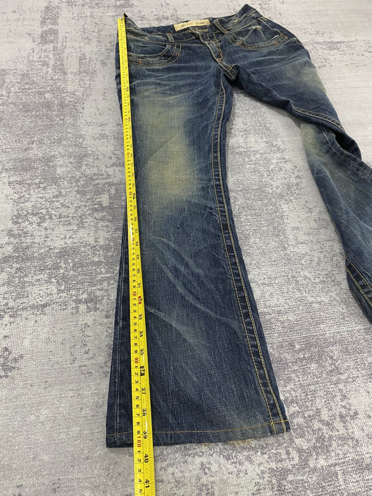 Japanese Brand y2k lolita jeans studded flared wash jeans Size US 30 / EU 46 - 14 Thumbnail