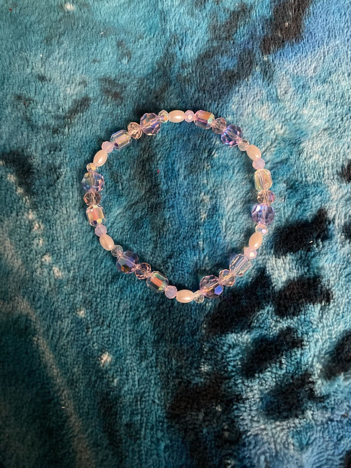 Other Irredecent and faux pearl beaded bracelet Size ONE SIZE - 2 Thumbnail