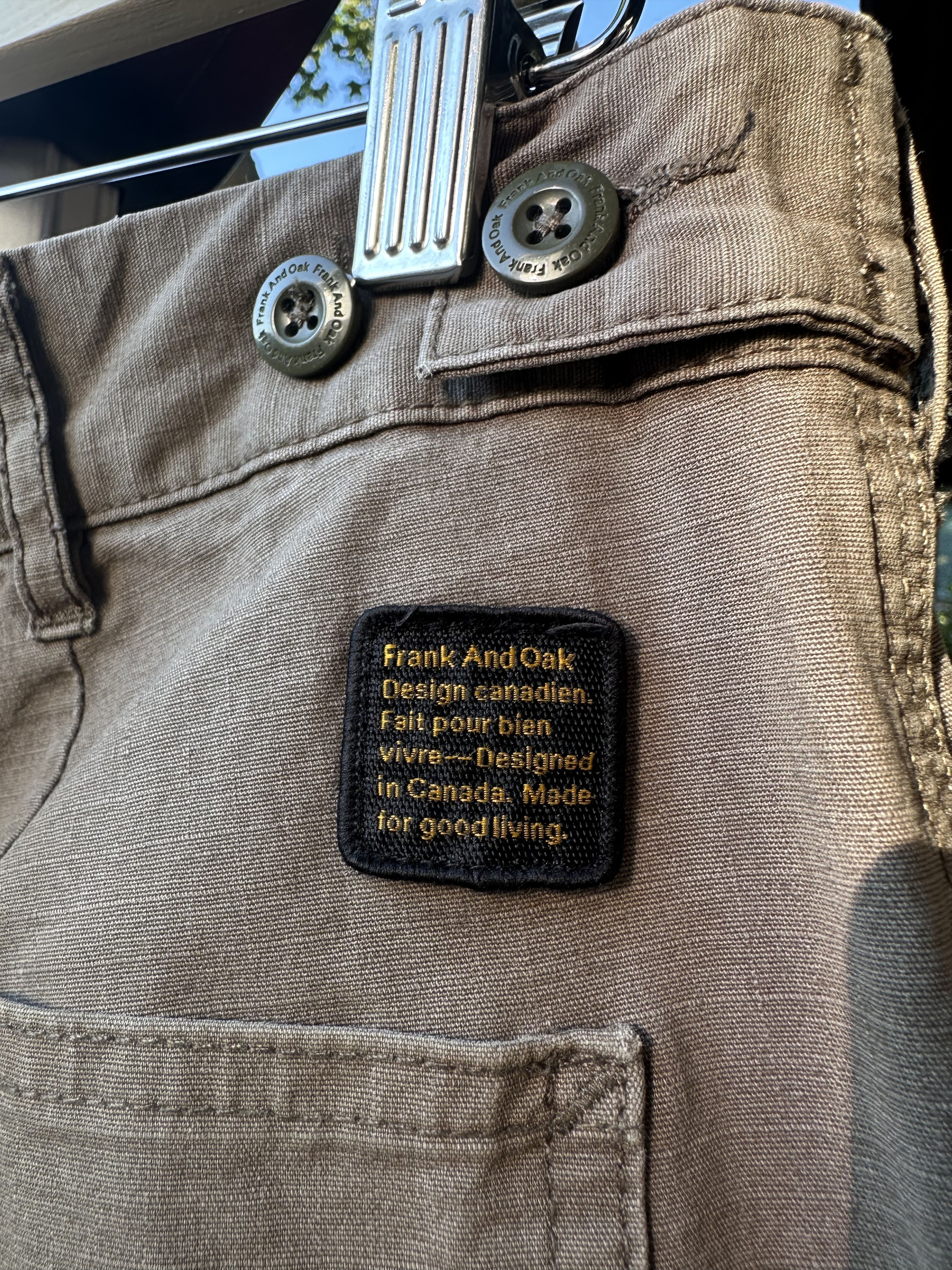 Frank & Oak Ossington Carpenter Pant in Khaki Green Size US 31 - 4 Thumbnail