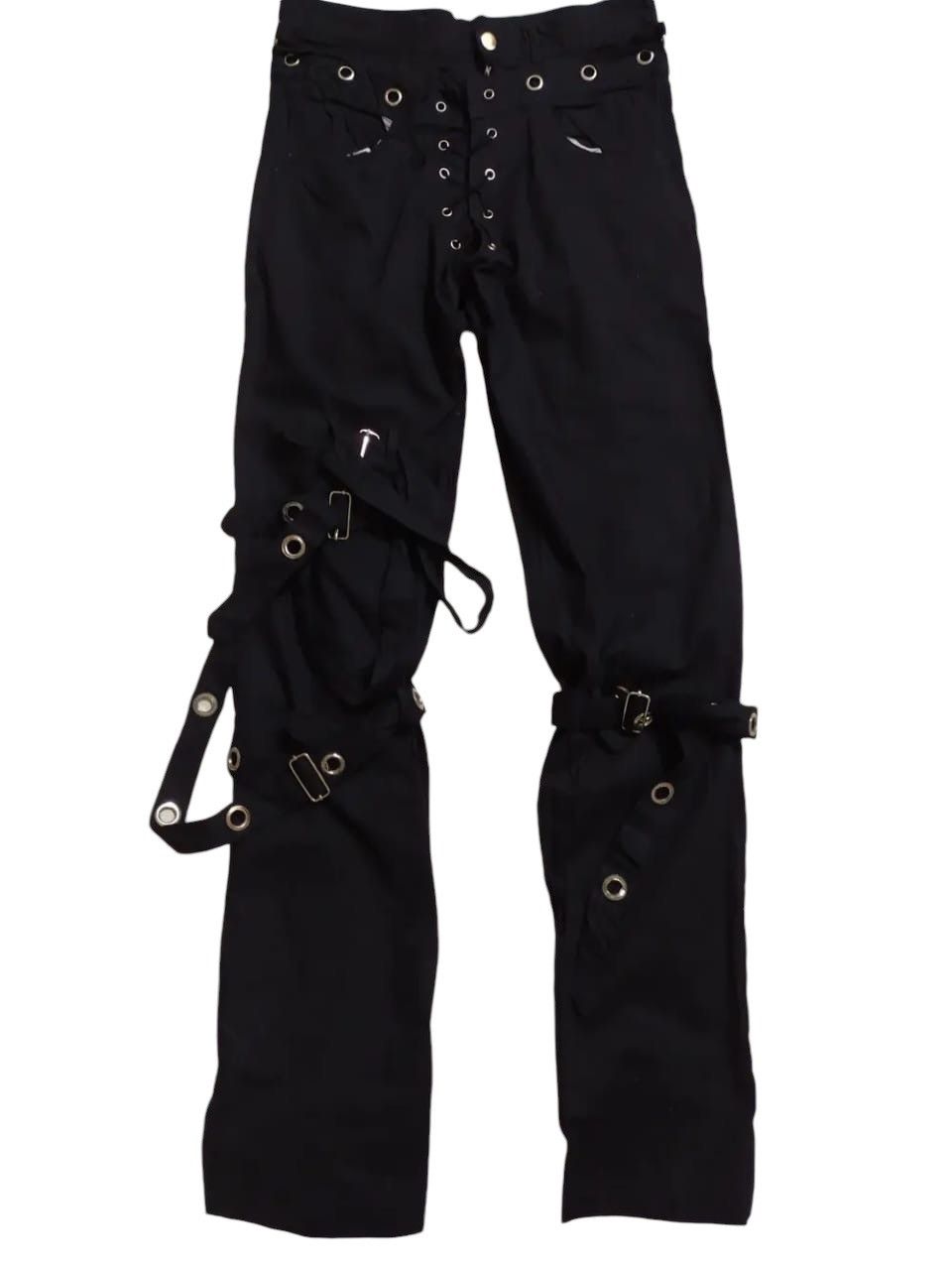 Japanese Brand Rosselio Bondage Punk Zipper Pants Size US 29 - 6 Thumbnail