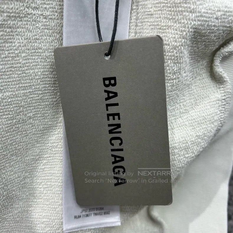 Balenciaga Balenciaga Distressed tape Coca-Cola wave white hoodie Size US M / EU 48-50 / 2 - 3 Thumbnail