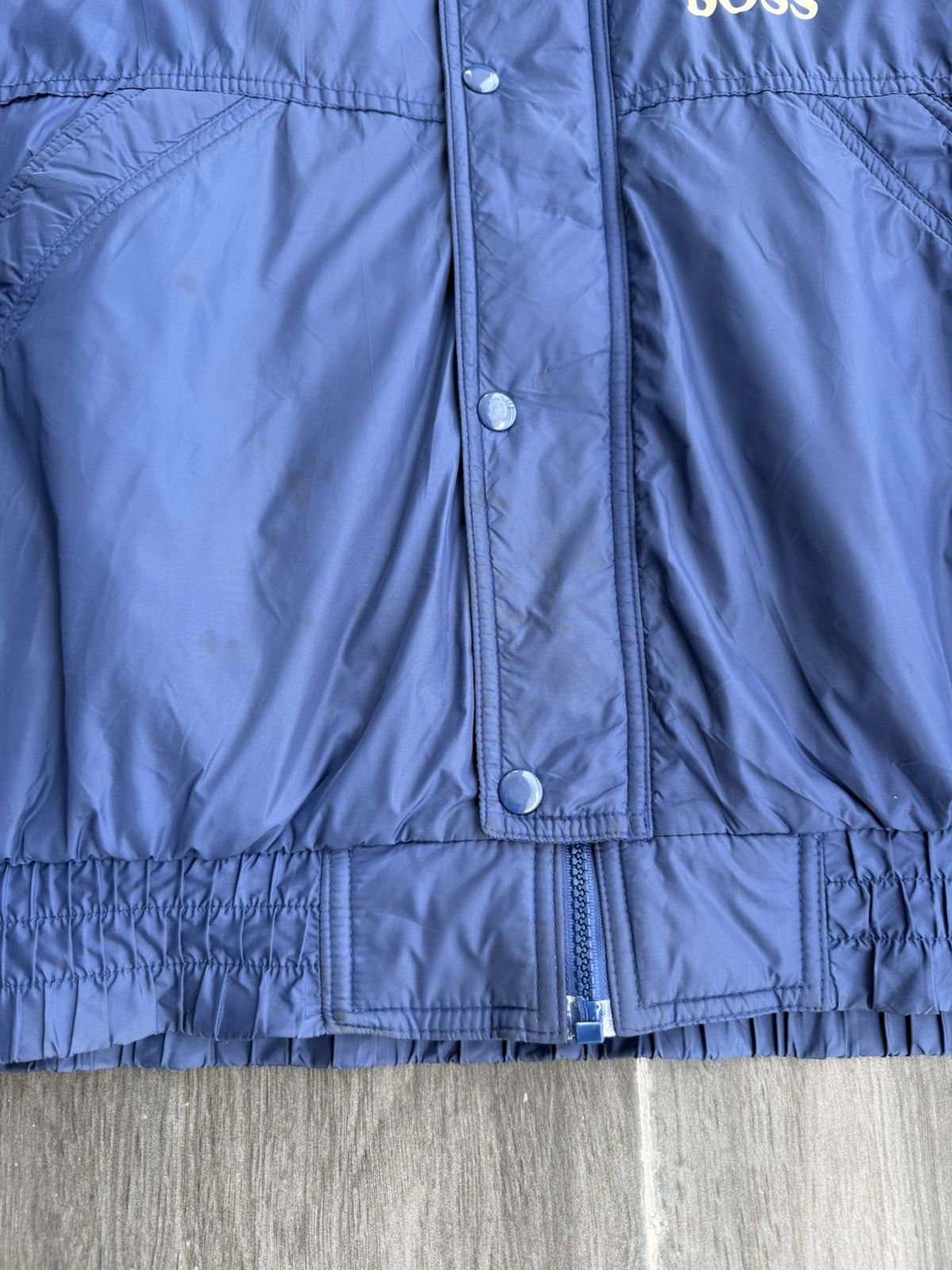 Japanese Brand Vintage 90’s SUNTORY COFFEE BOSS Puffer Bomber Jacket Size US L / EU 52-54 / 3 - 7 Thumbnail