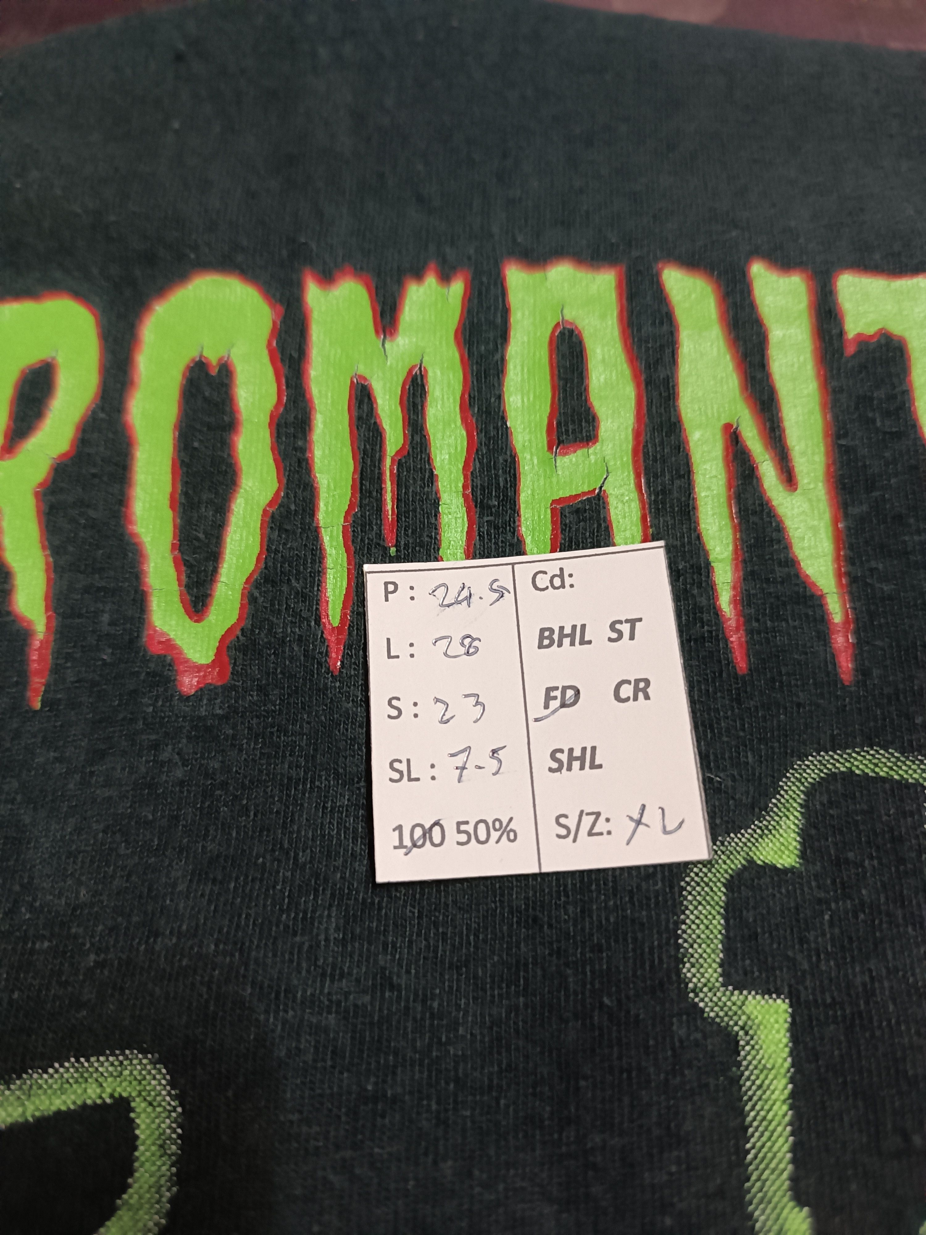 Band Tees THRASHED FADED VINTAGE '04 NEKROMANTIX 'PURE NECROBILLY' afi Size US XL / EU 56 / 4 - 14 Thumbnail