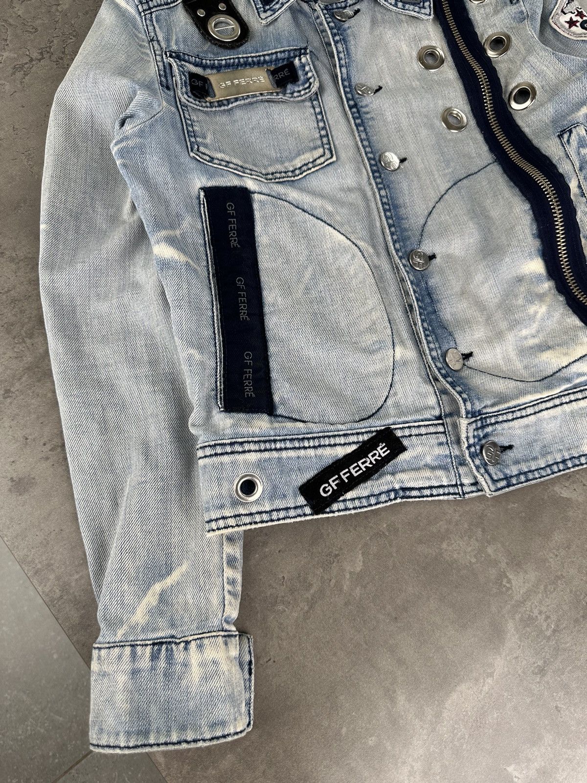 GF Ferre GF Ferre Denim Jacket Size S / US 4 / IT 40 - 5 Thumbnail