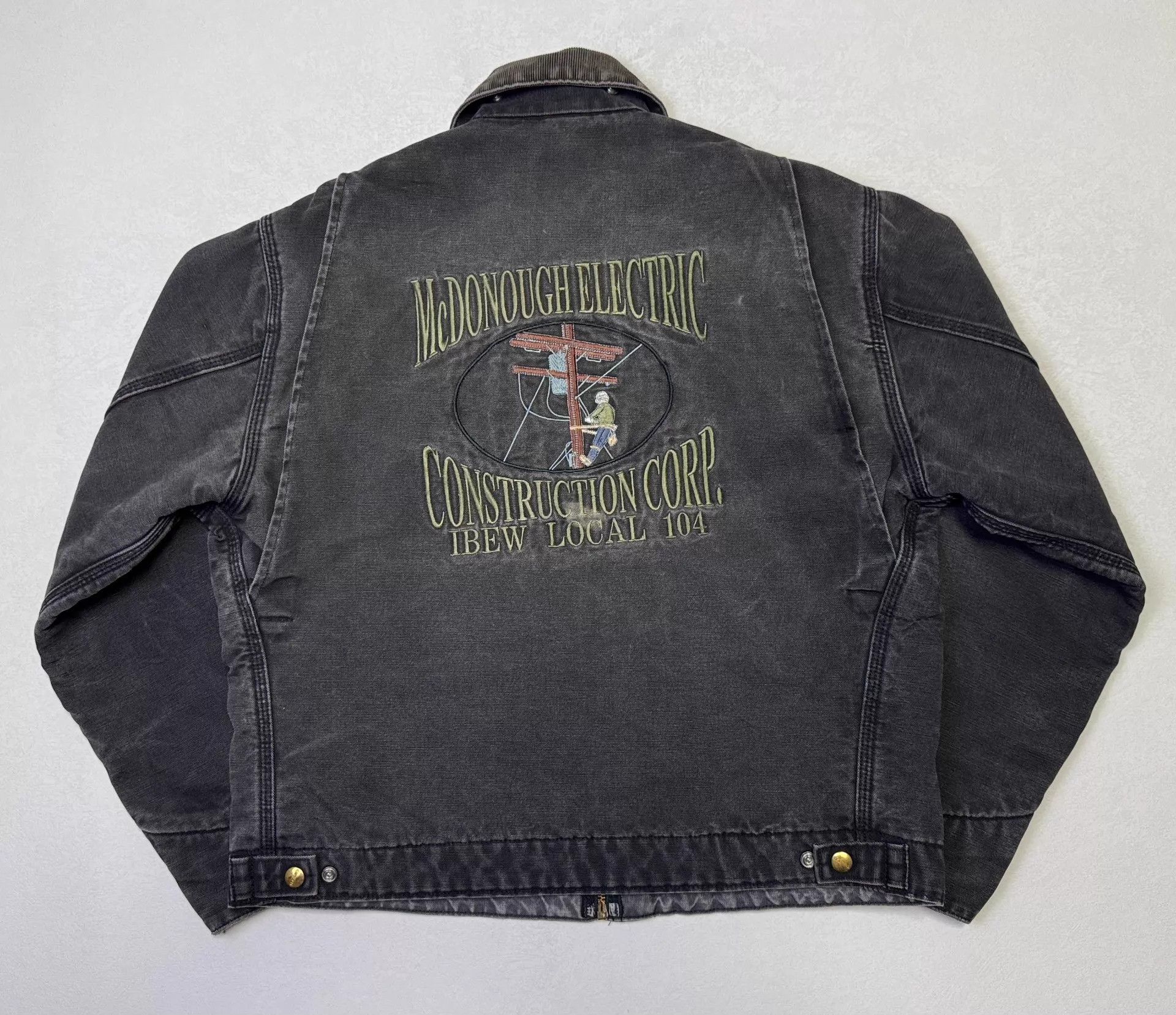 Carhartt Vintage Carhartt J01 Detroit Jacket Black 40/M Size US M / EU 48-50 / 2 - 5 Thumbnail