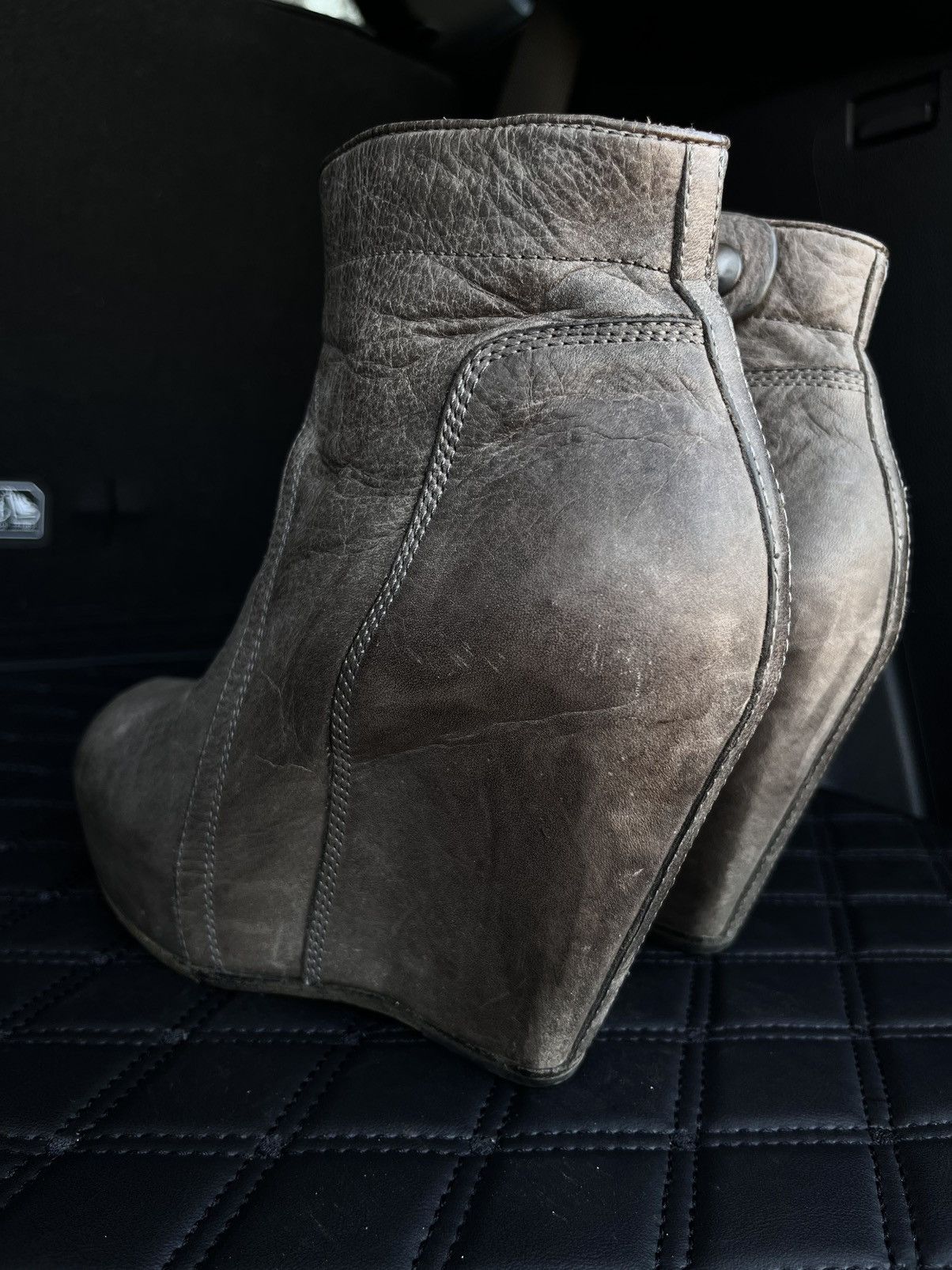 Rick Owens Rick Owens Wedge Ankle Boots Size US 8 / IT 38 - 3 Thumbnail
