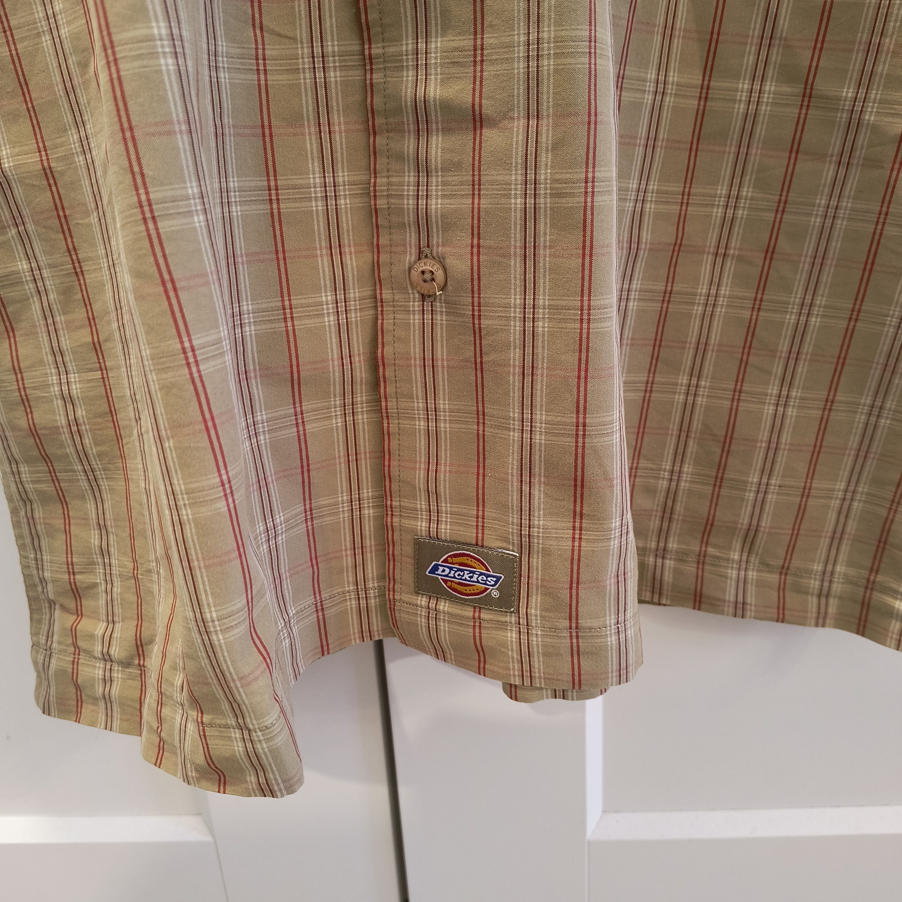 Dickies × Vintage Vintage Dickies Beige Button Up Shirt Size US M / EU 48-50 / 2 - 4 Thumbnail