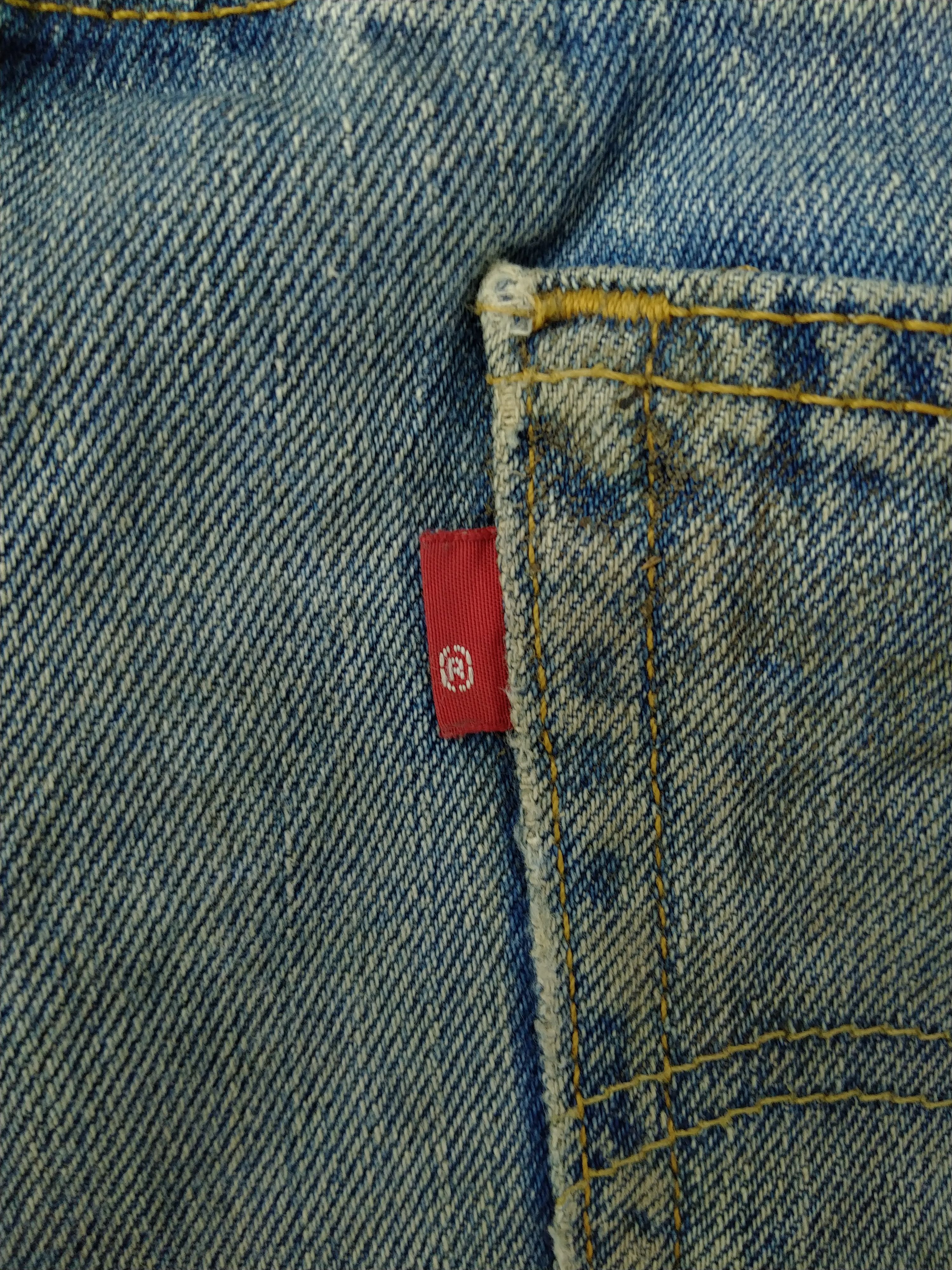 Levi's Dirty Blue Vintage Levi's 550 Straight Fit Denim 36x30 JN430 Size US 36 / EU 52 - 11 Thumbnail