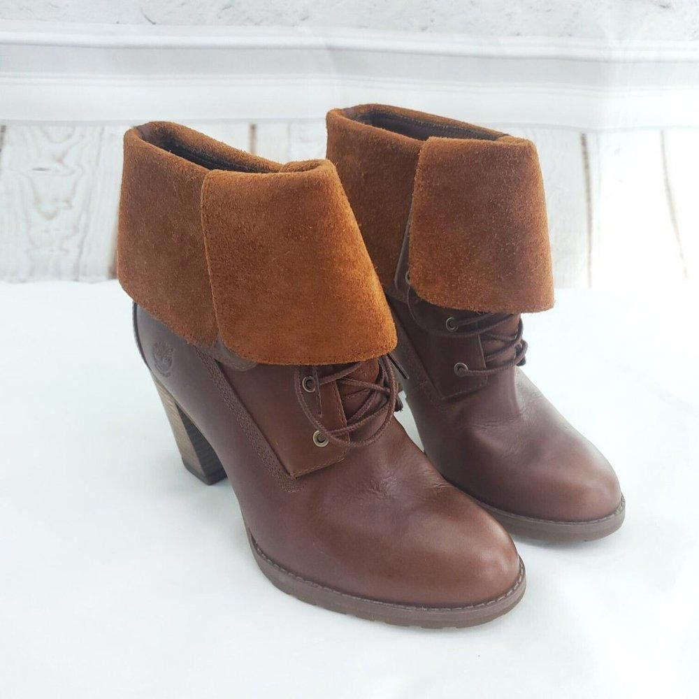 Timberland Timberland Stratham Heights Brown Leather Waterproof Bo… Size US 7 / IT 37 - 1 Thumbnail