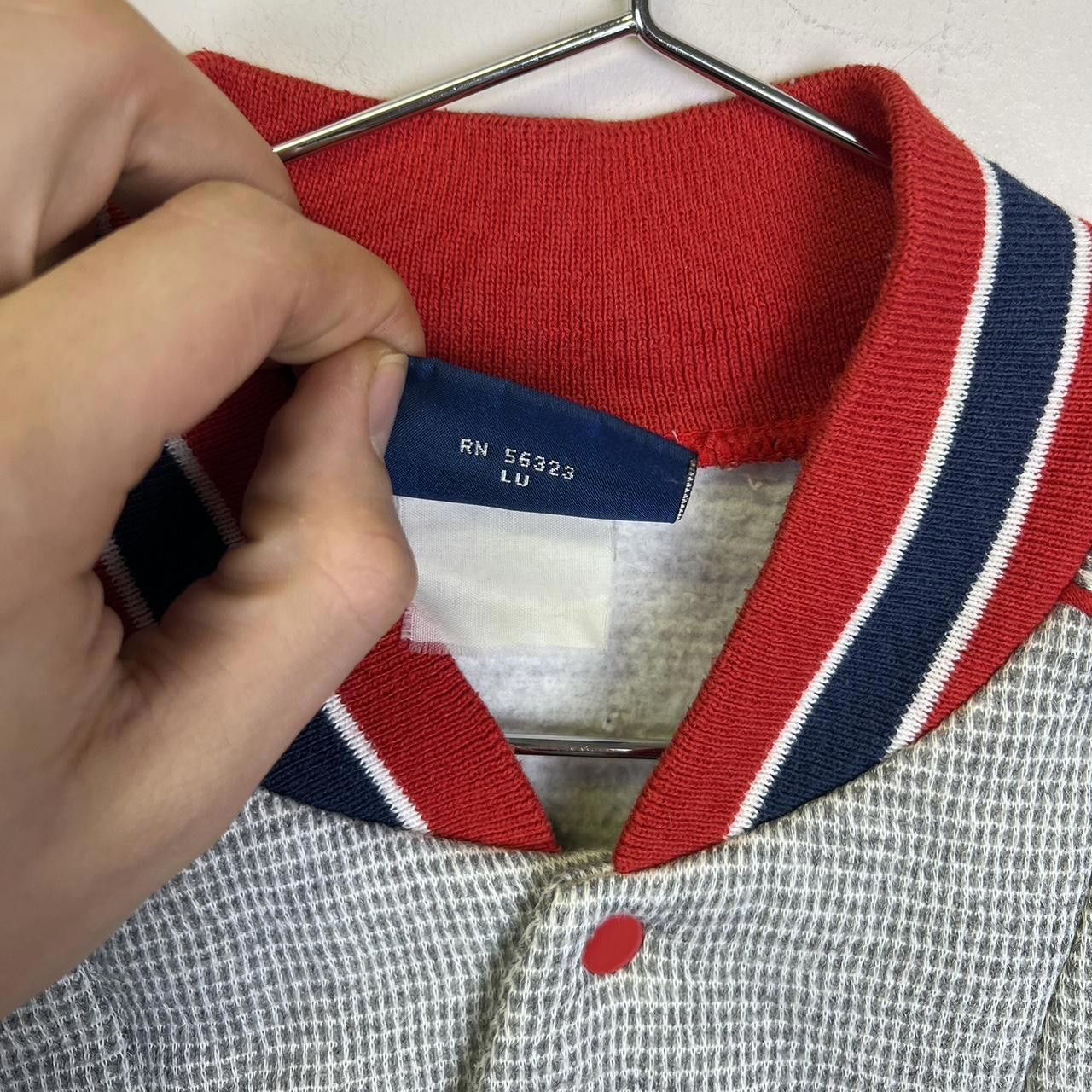 Nike Nike Vintage Gray Pullover Sweatshirt - Red Trim 80s Size US M / EU 48-50 / 2 - 5 Thumbnail