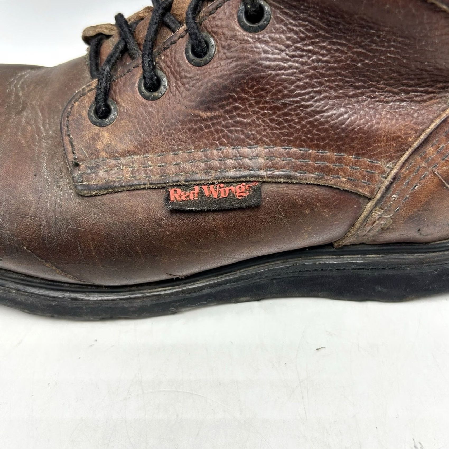 Red Wing Boot Mens 8 D Brown Leather Workwear Supersole 2.0 