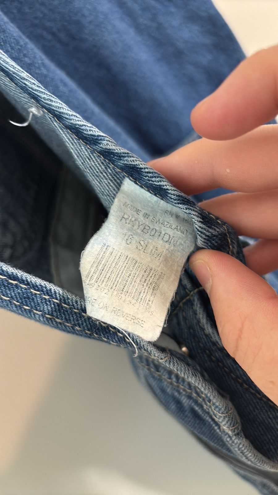 Vintage Vintage Real Work Wear Denim Overalls Size 32" / US 10 / IT 46 - 5 Thumbnail