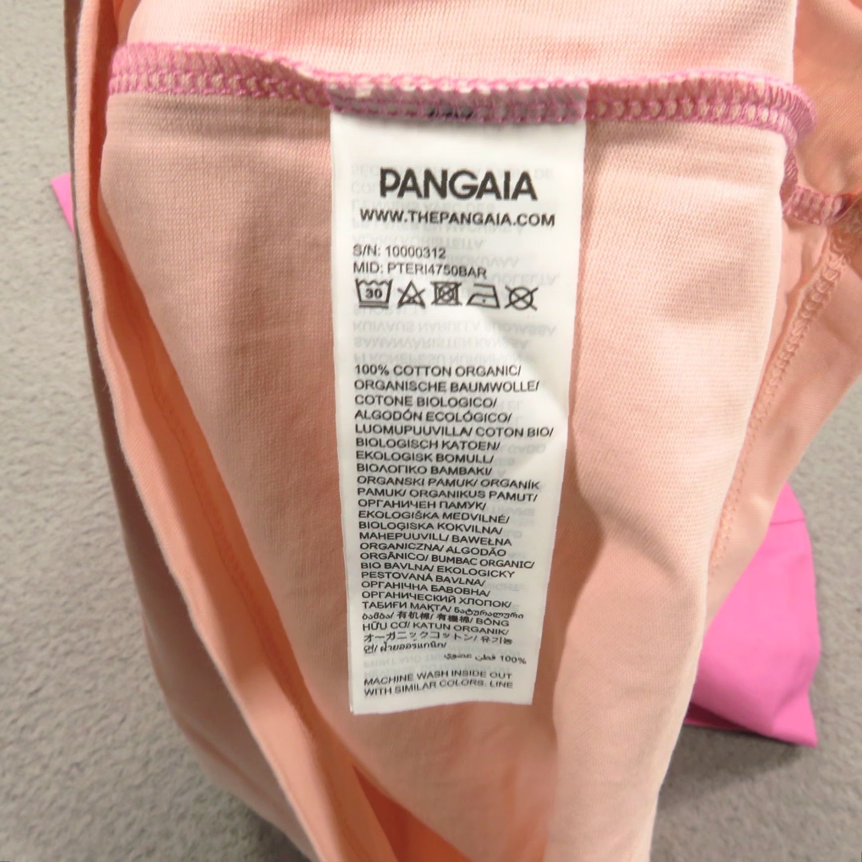 Pangaia Pangaia Shirt Mens M Blush Hot Pink Ombre Fade Peppermint Minimalist Eco Shirt Mens M Pink Ombre Beach Modern Mens Size US M / EU 48-50 / 2 - 7 Thumbnail