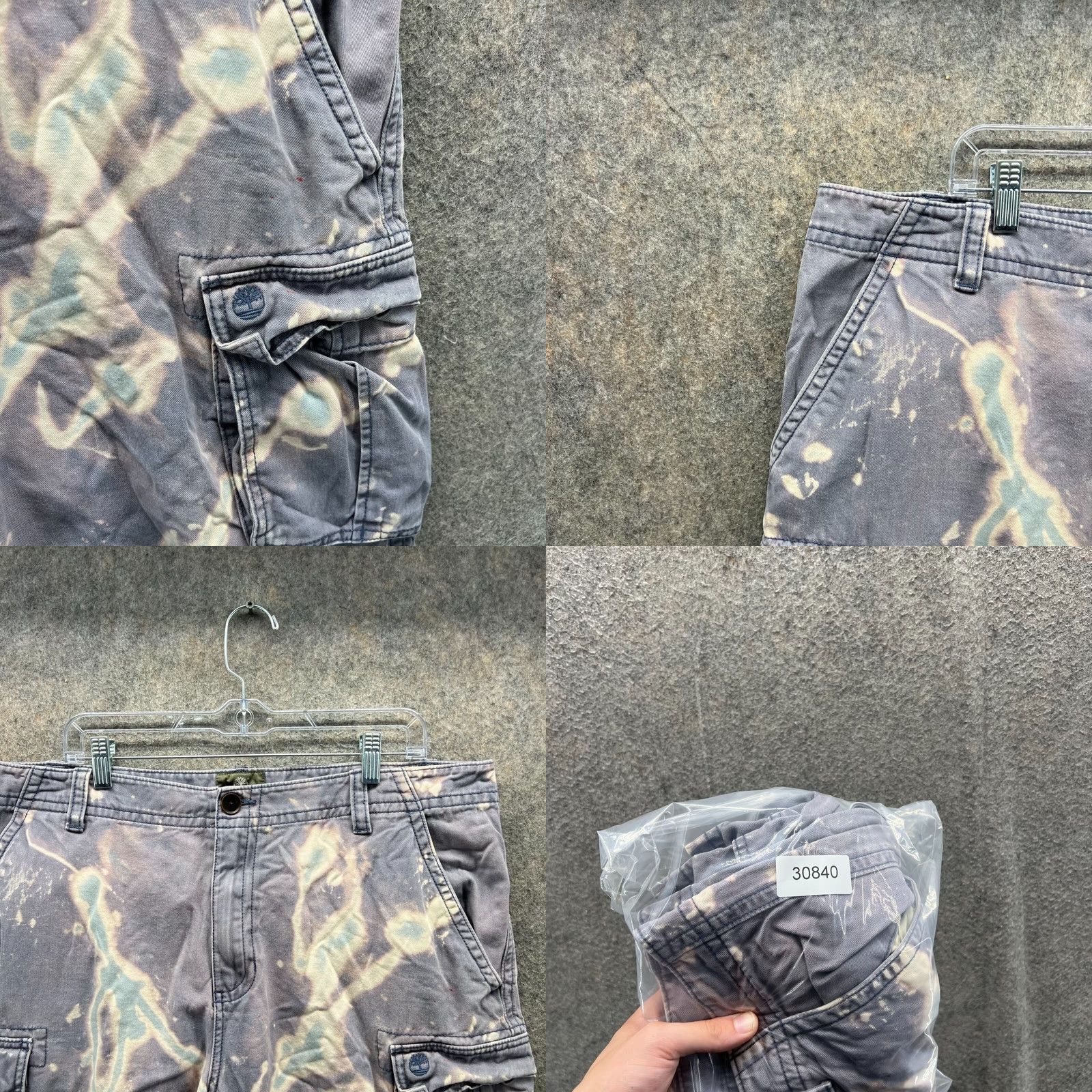 Timberland VINTAGE Timberland Shorts Mens 38 Purple Cargo Pockets Cotton Outdoors Carpenter Size US 38 / EU 54 - 9 Thumbnail