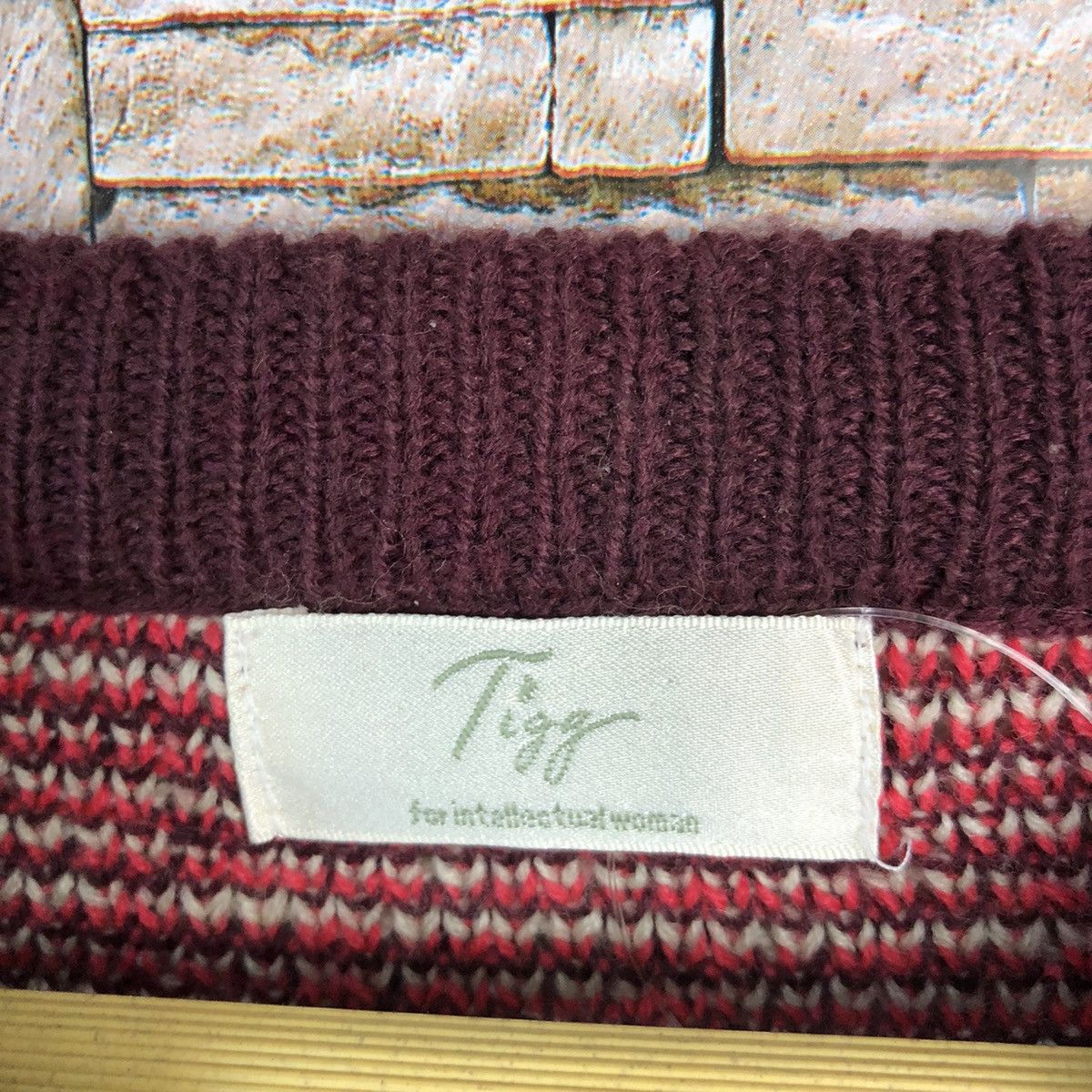 Homespun Knitwear Tigg colorfull art sweatshirt Knitwear #A425 Size S / US 4 / IT 40 - 10 Thumbnail