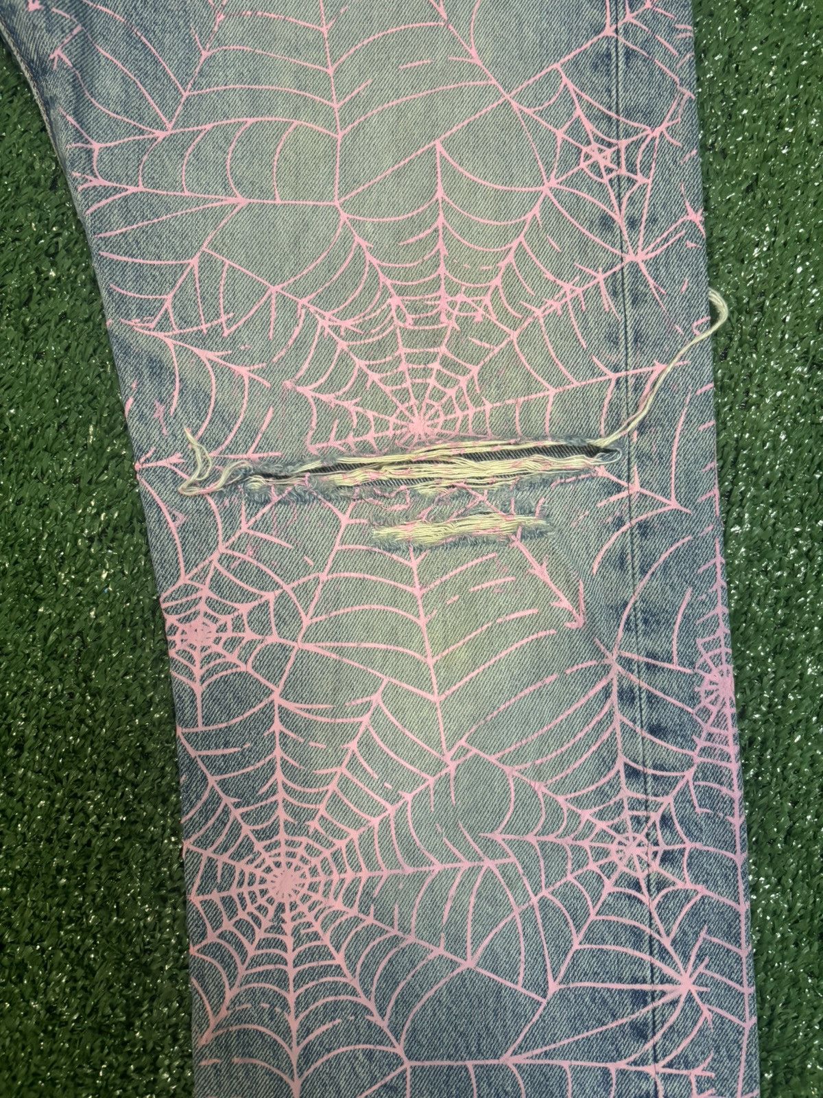 Sp5der Sp5der Aop Vintage 501 Denim Pink Web Size US 30 / EU 46 - 2 Thumbnail