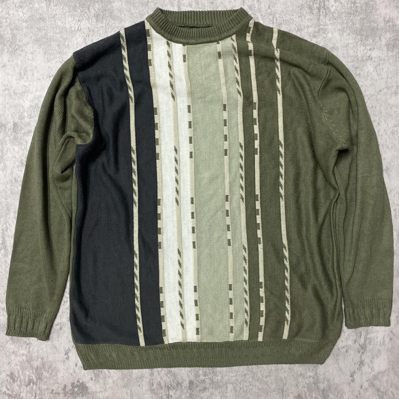 Other Retro green and black striped sweater #indie #skater Size US XXL / EU 58 / 5 - 1 Thumbnail