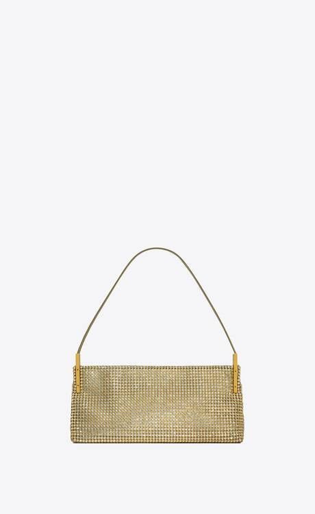 Saint Laurent Paris o1s1wg110925 Size: OS / Suzanne Small in Rhinestones Bag Size ONE SIZE - 3 Thumbnail