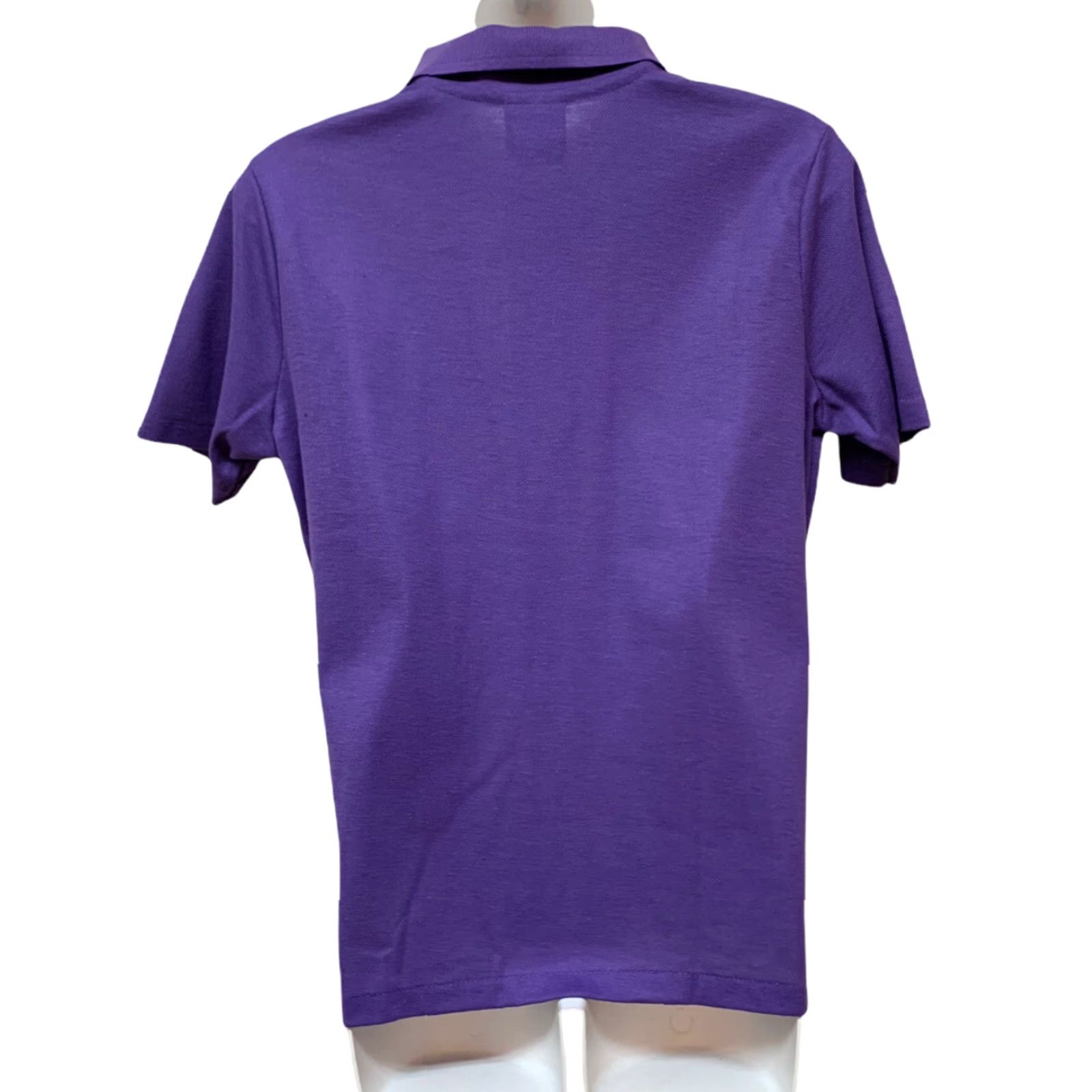 Lacoste VINTAGE Lacoste Polo Shirt Purple Short Sleeve Logo Preppy Made In USA Lacoste Polo Shirt M Purple 1980s Mens Size M / US 6-8 / IT 42-44 - 2 Thumbnail