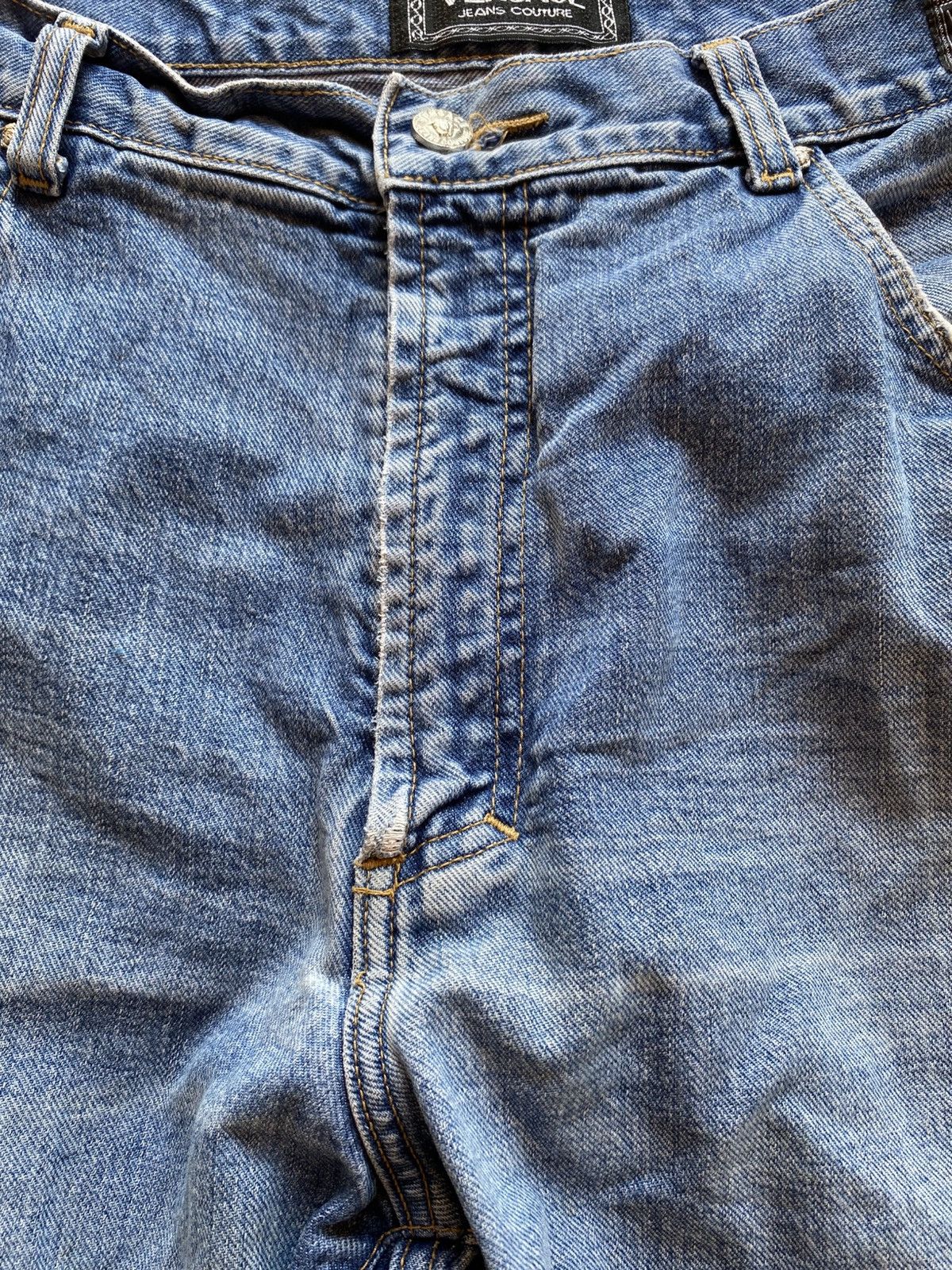 Versace Vintage Versace Jeans Distessed dirty Balenciaga Style Size US 38 / EU 54 - 7 Thumbnail