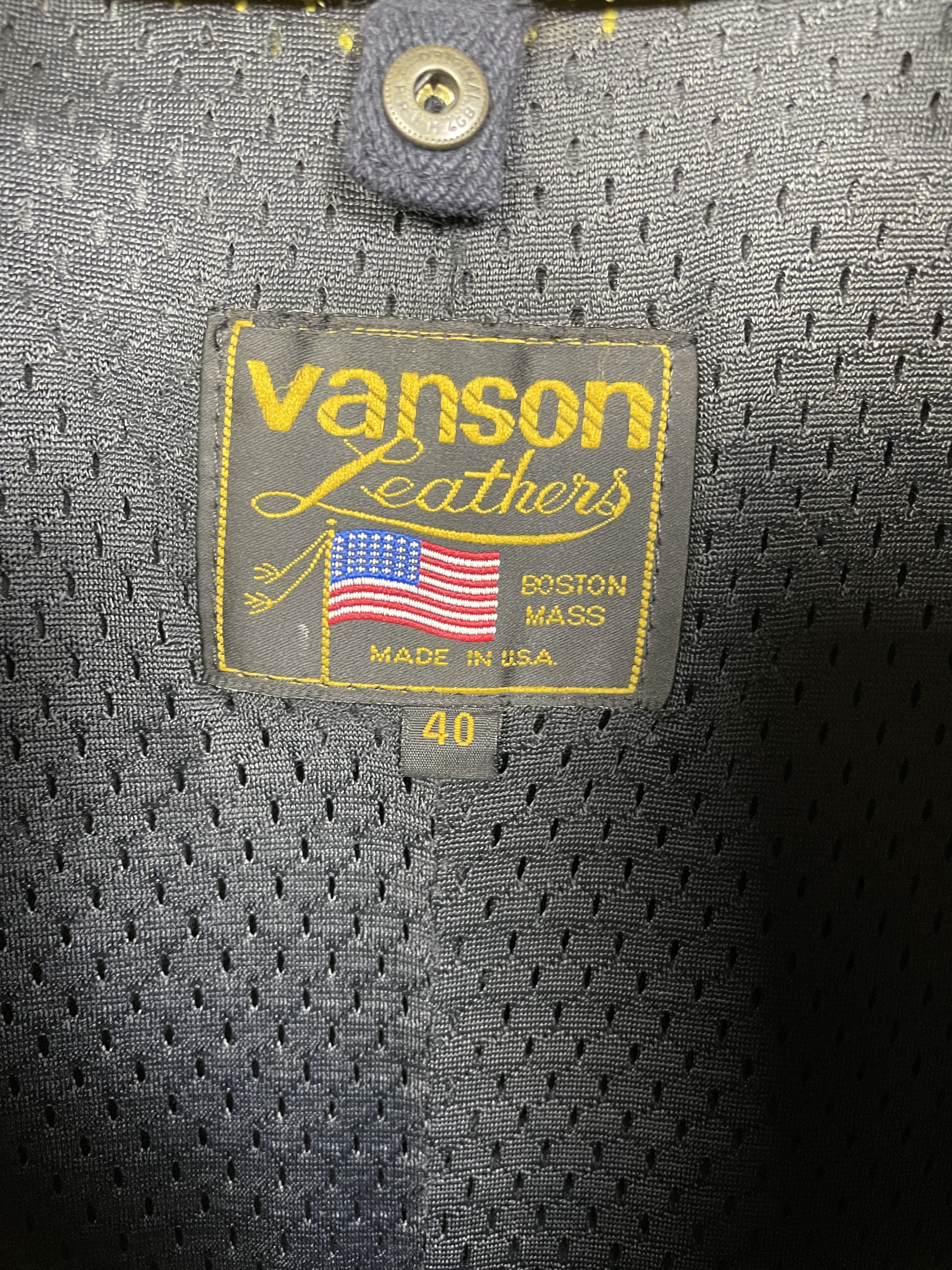 Vanson Leathers Vanson Leathers MK2 HURRICANE Leather Motorcycle Jacket Size US M / EU 48-50 / 2 - 2 Thumbnail