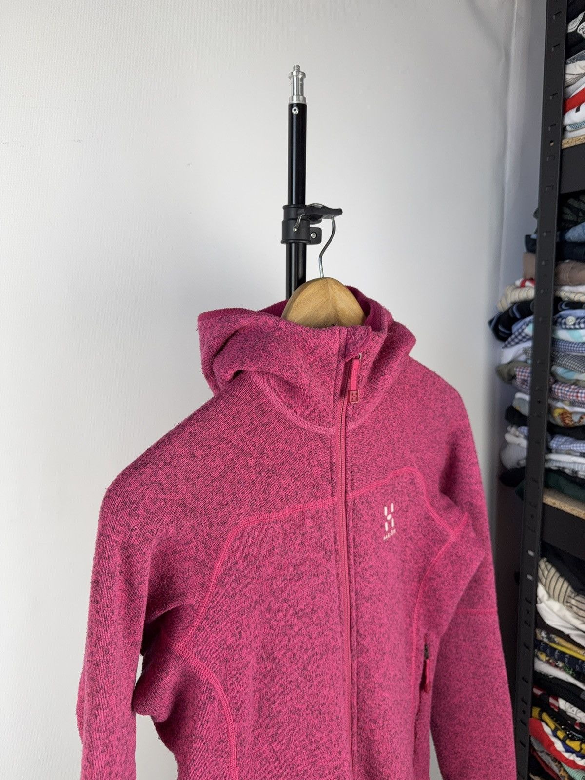 Haglofs × Vintage Vintage 00s Outdoor Haglofs Sherpa Hoodie women’s Jacket Size XS / US 0-2 / IT 36-38 - 2 Thumbnail