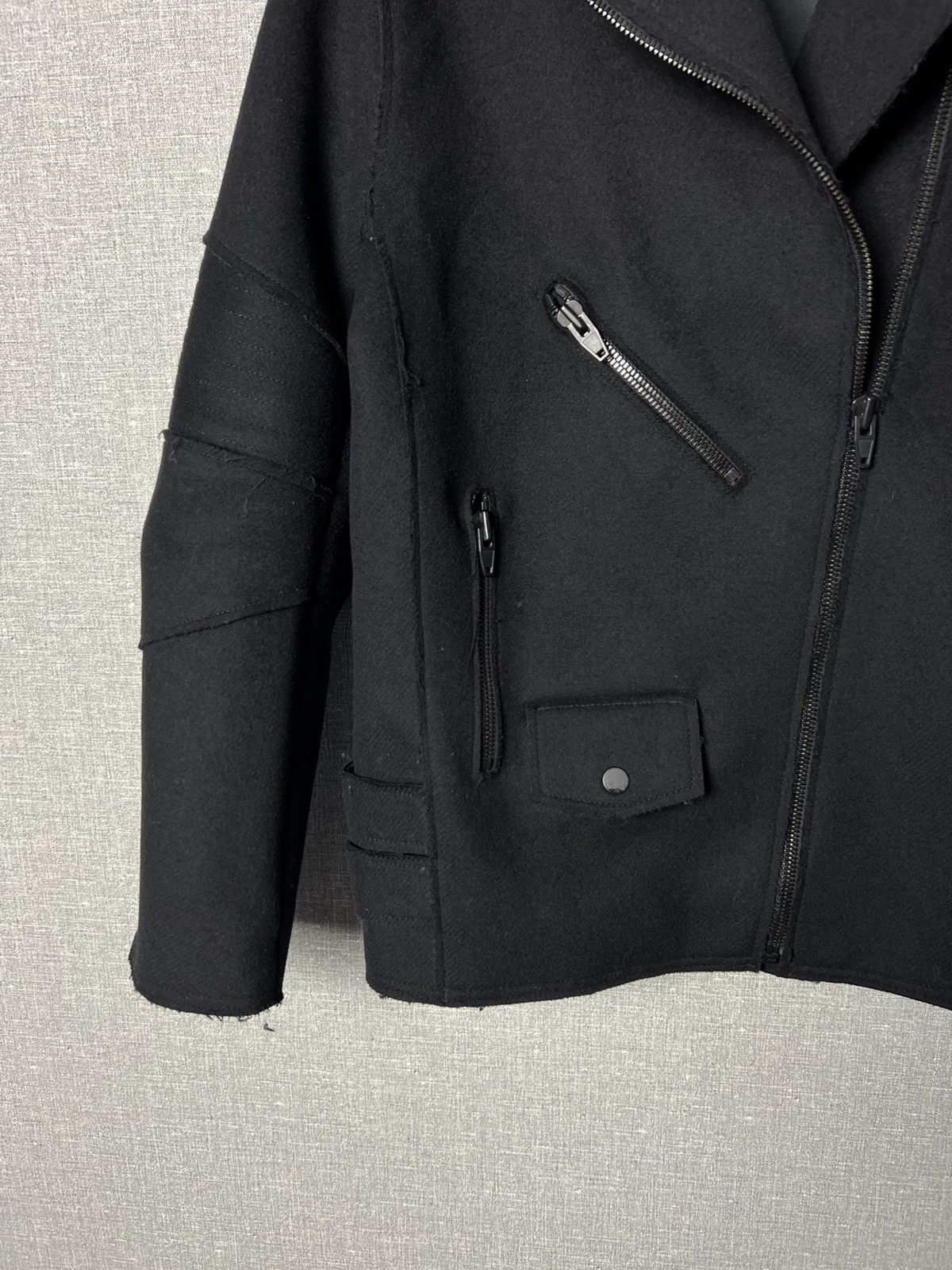 Alexander Wang × H&M Alexander Wang x H&M Runway Biker Wool Jacket Coat Size S / US 4 / IT 40 - 7 Thumbnail