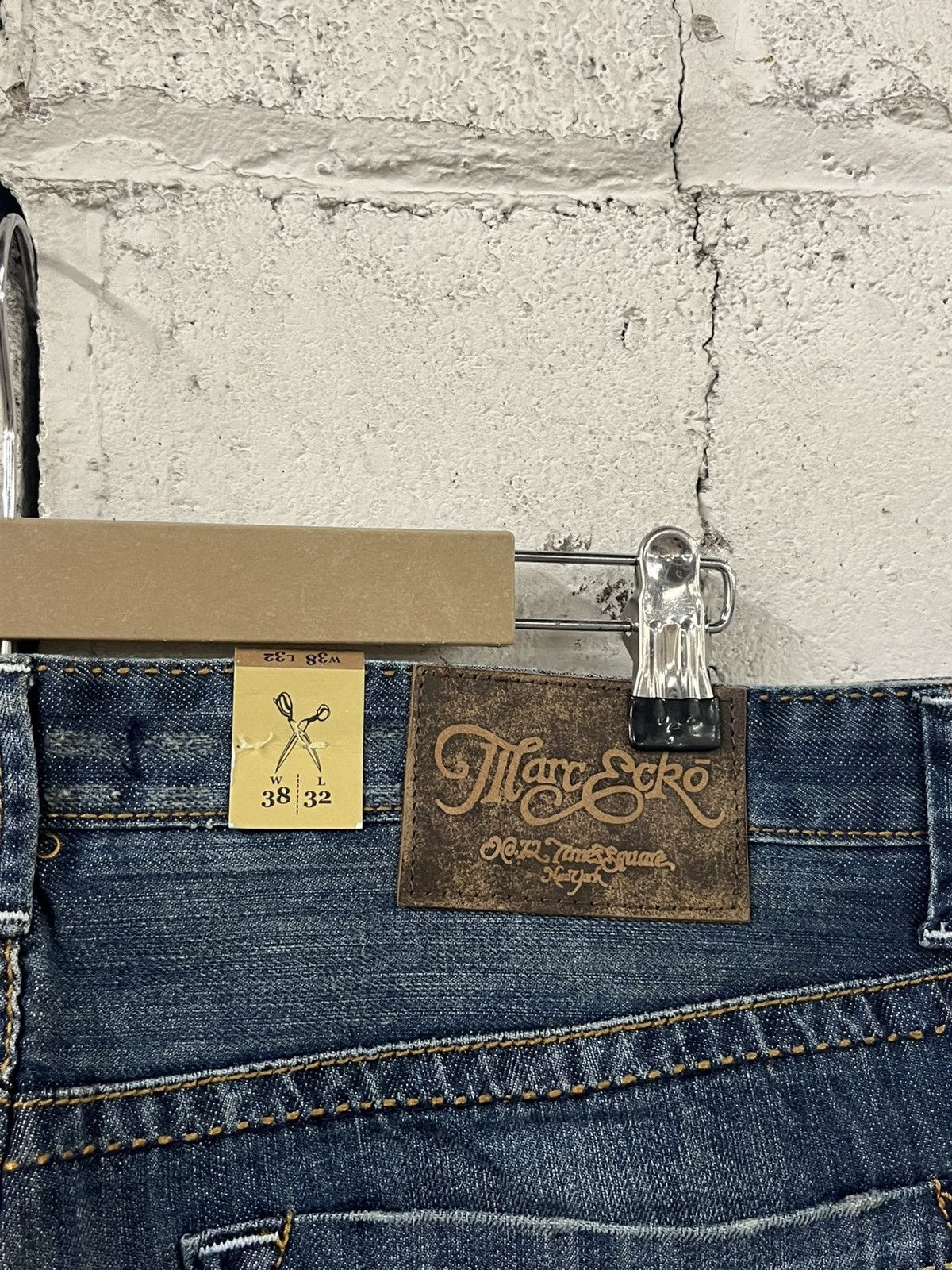 Marc Ecko Y2k Ecko baggy fit embroidered skull denim grunge opium Size US 38 / EU 54 - 5 Thumbnail