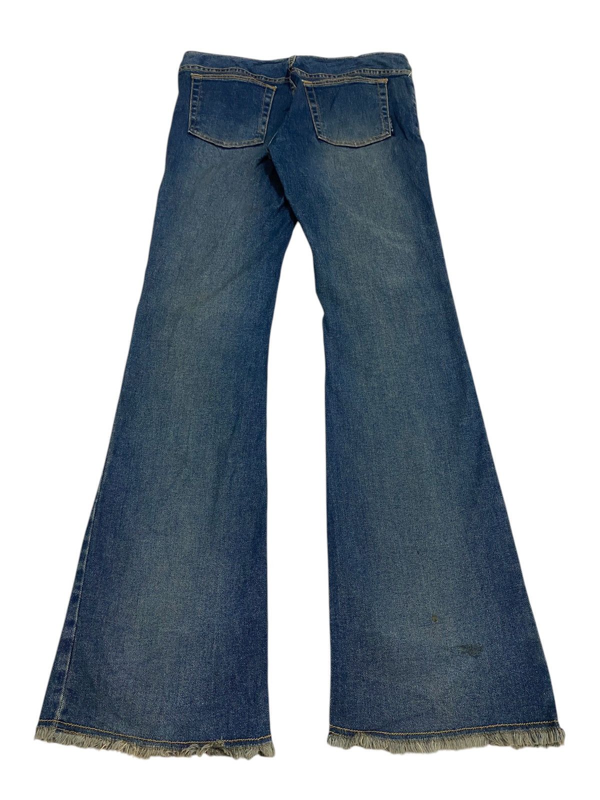 Tornado Mart Vintage Flare Billy Blues Lace Up Denim with Frayed Hem Size US 31 - 2 Thumbnail