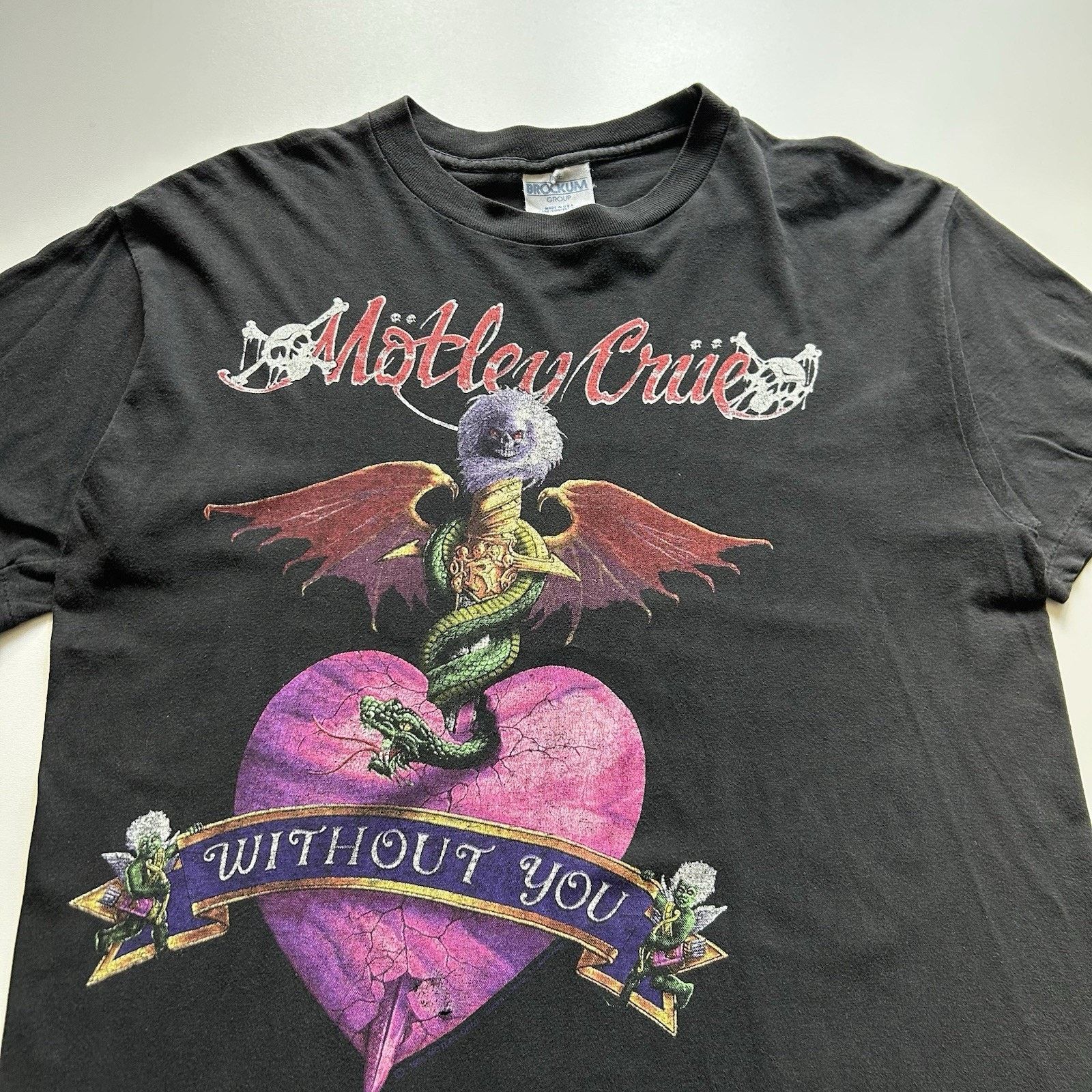 Band Tees × Brockum × Vintage Vintage 1989 Motley Crue Dr Feelgood T-Shirt Large Brockum Size US L / EU 52-54 / 3 - 2 Thumbnail