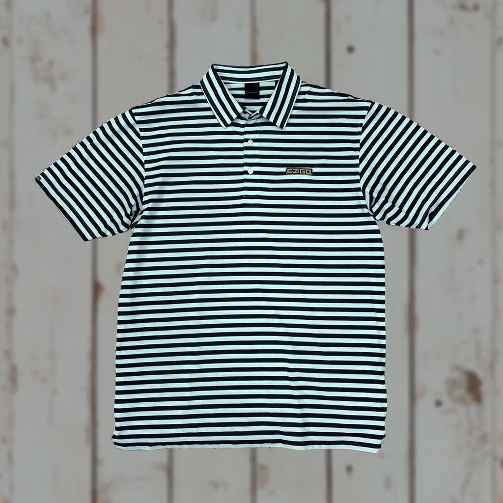 Vintage Dunning Golf Polo Shirt Mens XL Blue EZGO Performance Golf Size US XL / EU 56 / 4 - 1 Thumbnail