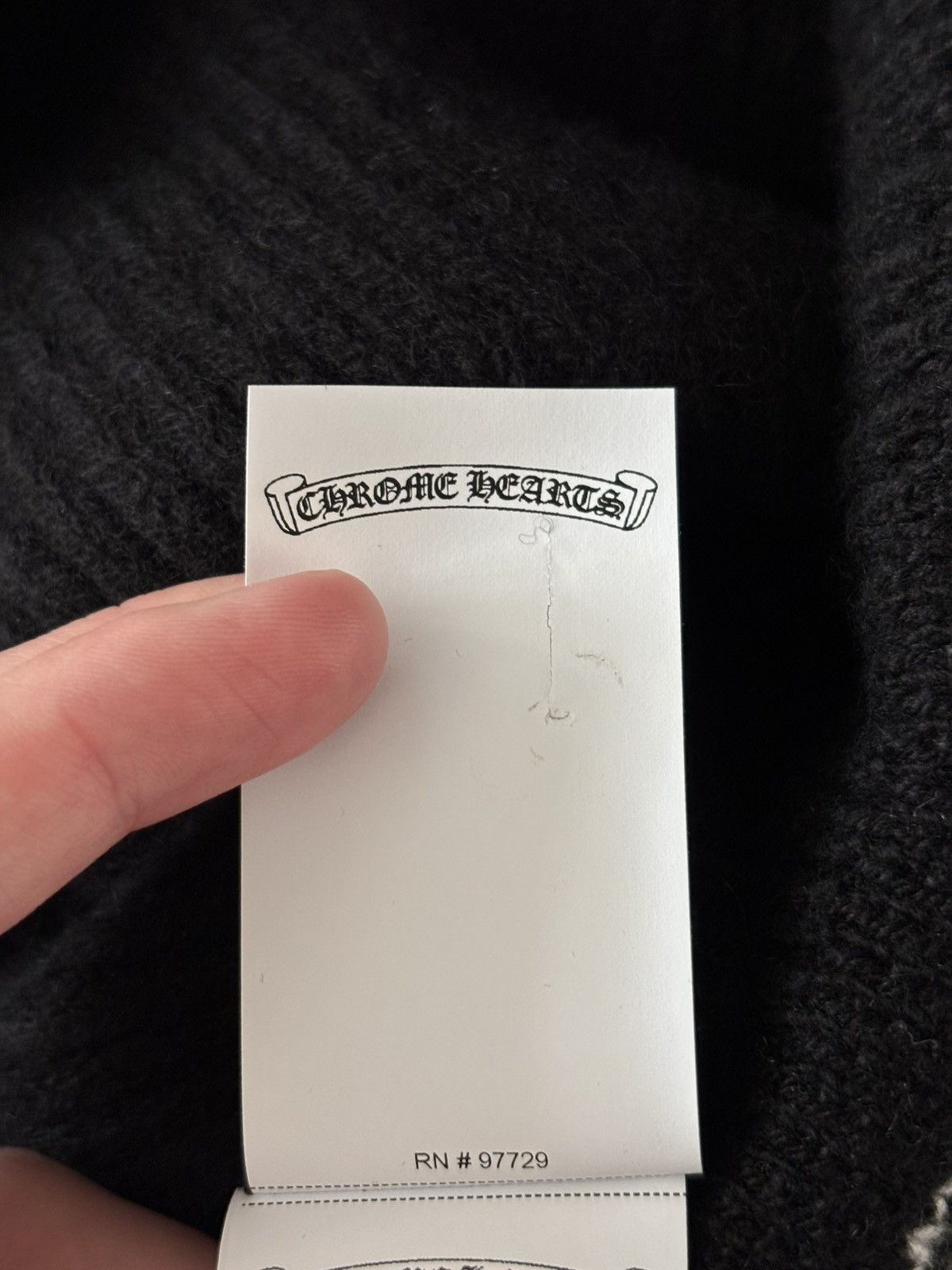 Chrome Hearts Chrome Hearts Big Daddy Cashmere Beanie NYC Size ONE SIZE - 5 Thumbnail