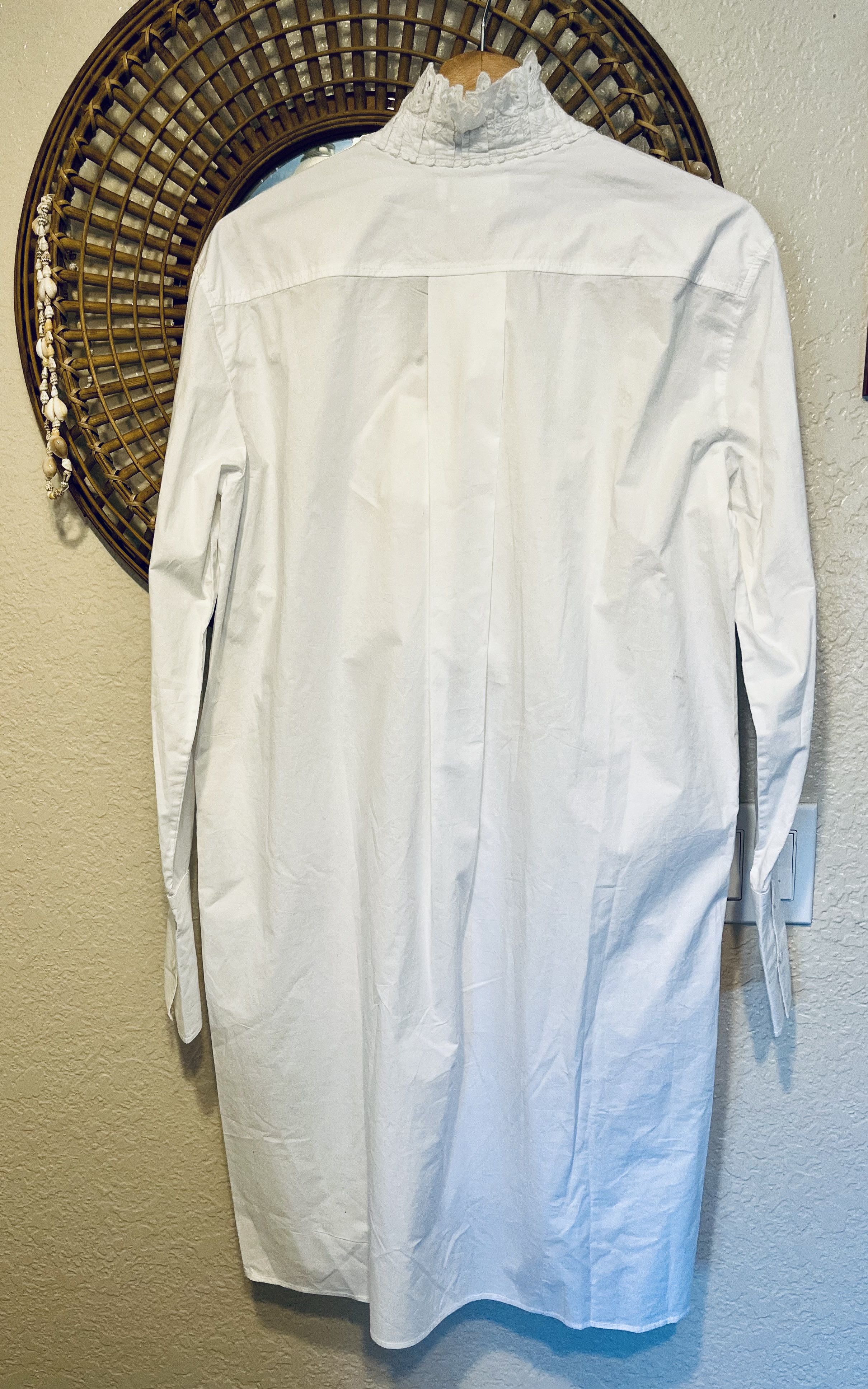 Isabel Marant Etoile NWT Cotton Poplin Eyelet Mini Size XS / US 0-2 / IT 36-38 - 3 Thumbnail
