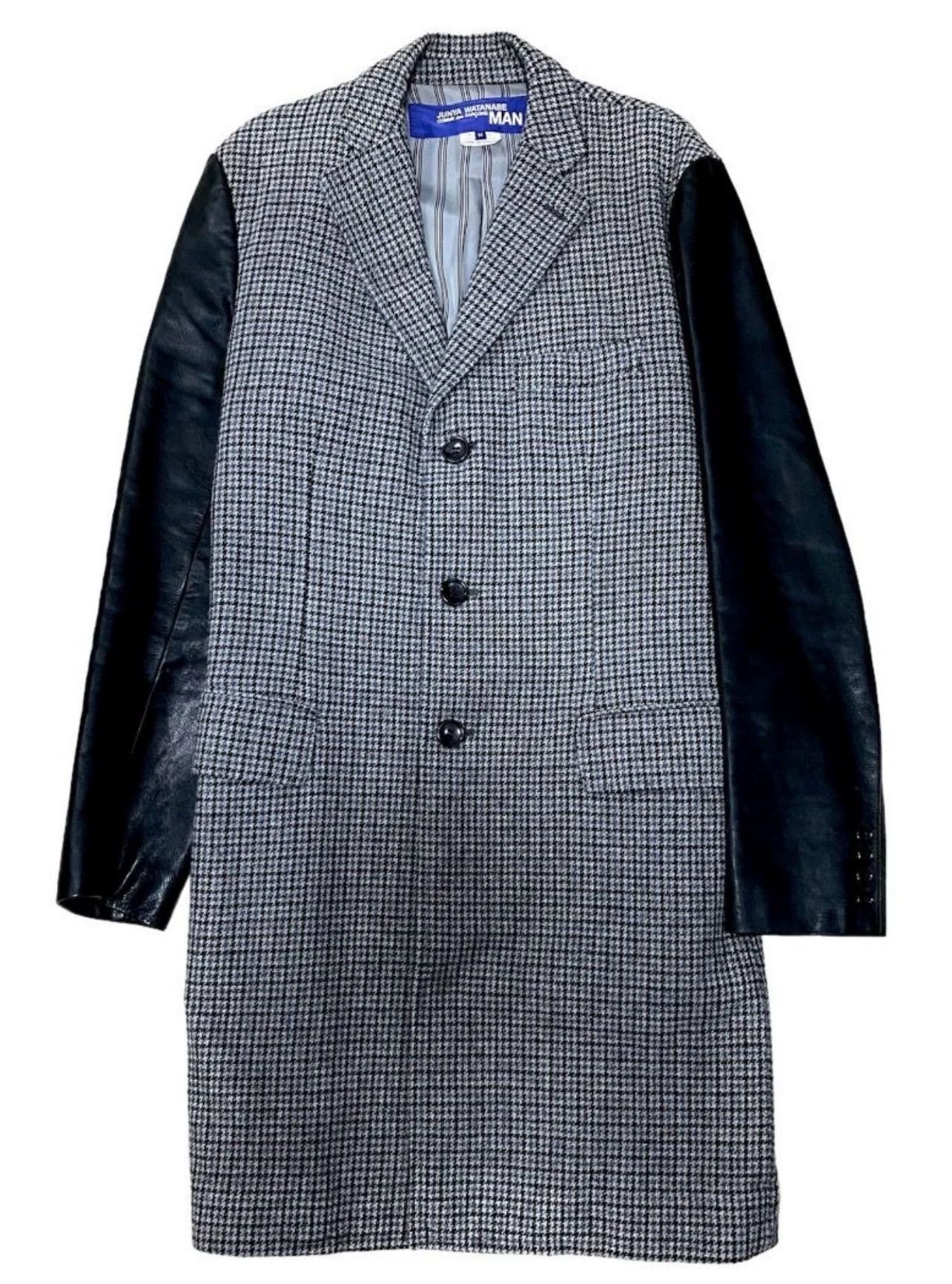 Junya Watanabe Junya watanabe man show houndstooth wool sleeve coat Size US M / EU 48-50 / 2 - 1 Thumbnail