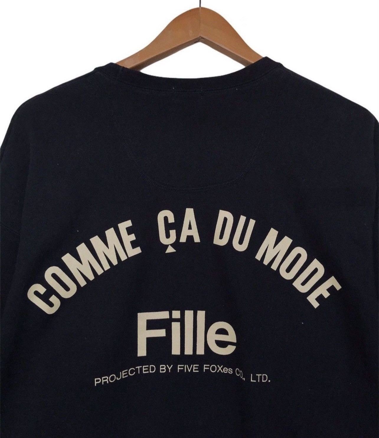 Comme Ca Ism × Japanese Brand Comme Ca Du Mode Fille Japan Spellout Black BaggySweatshirt Size US M / EU 48-50 / 2 - 3 Thumbnail