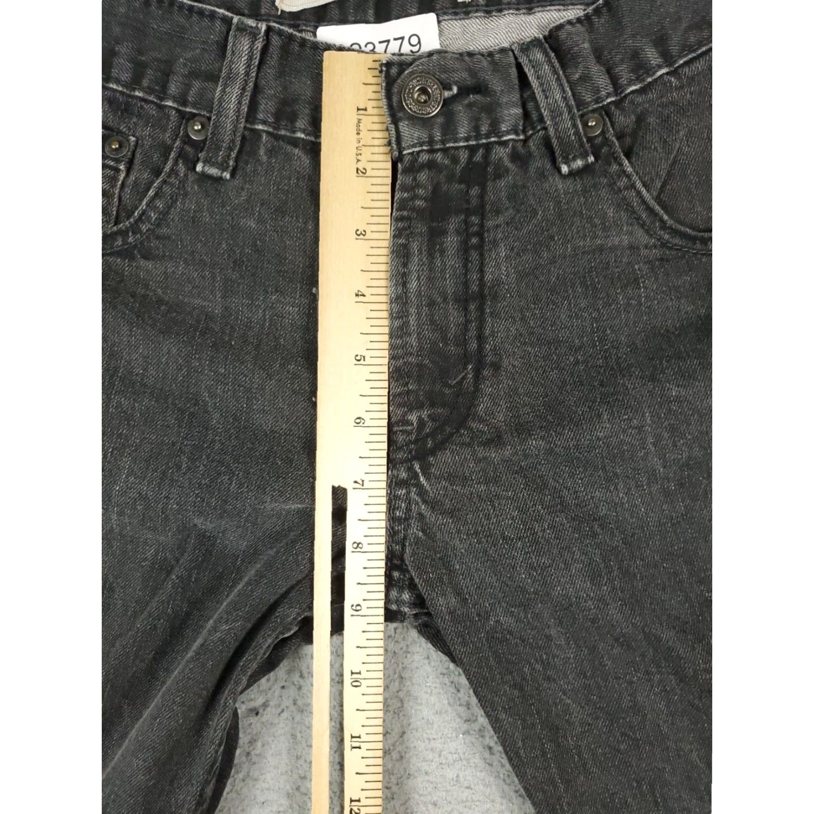 Levi's Levis Mens Slim Straight Gray 29x29 Jeans Size US 29 - 3 Thumbnail