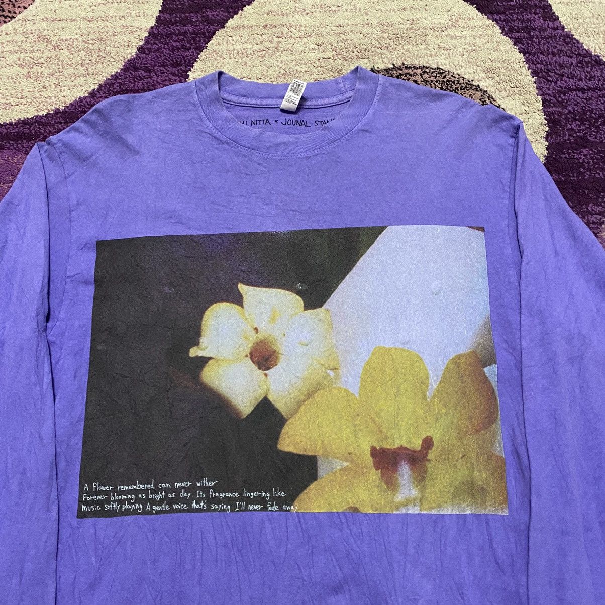 Other Vintage Keiichi Nitta X Journal Standard Art Flower Quote Size US M / EU 48-50 / 2 - 2 Thumbnail