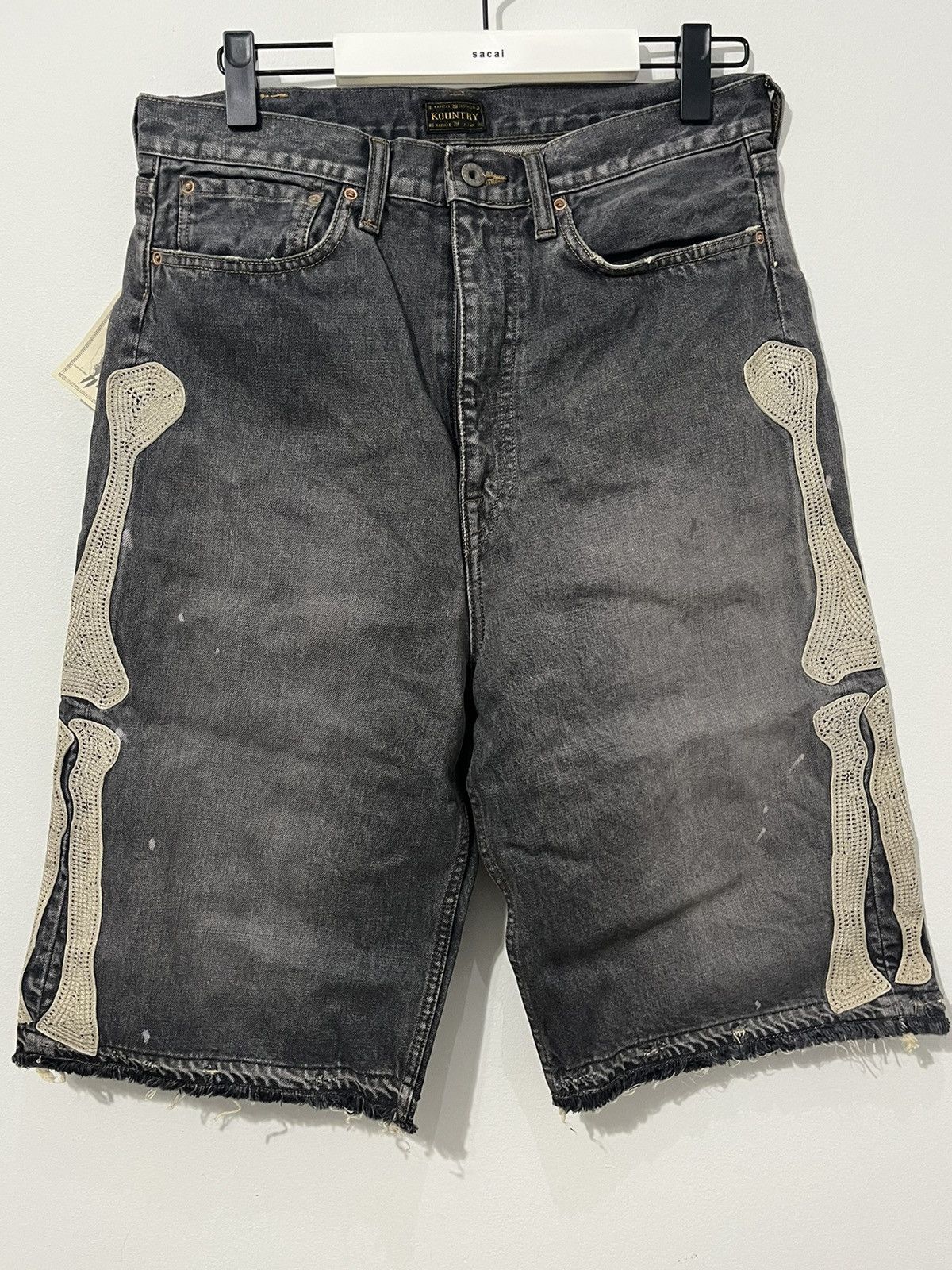 Kapital Kapital bone denim short black Size US 34 / EU 50 - 2 Thumbnail