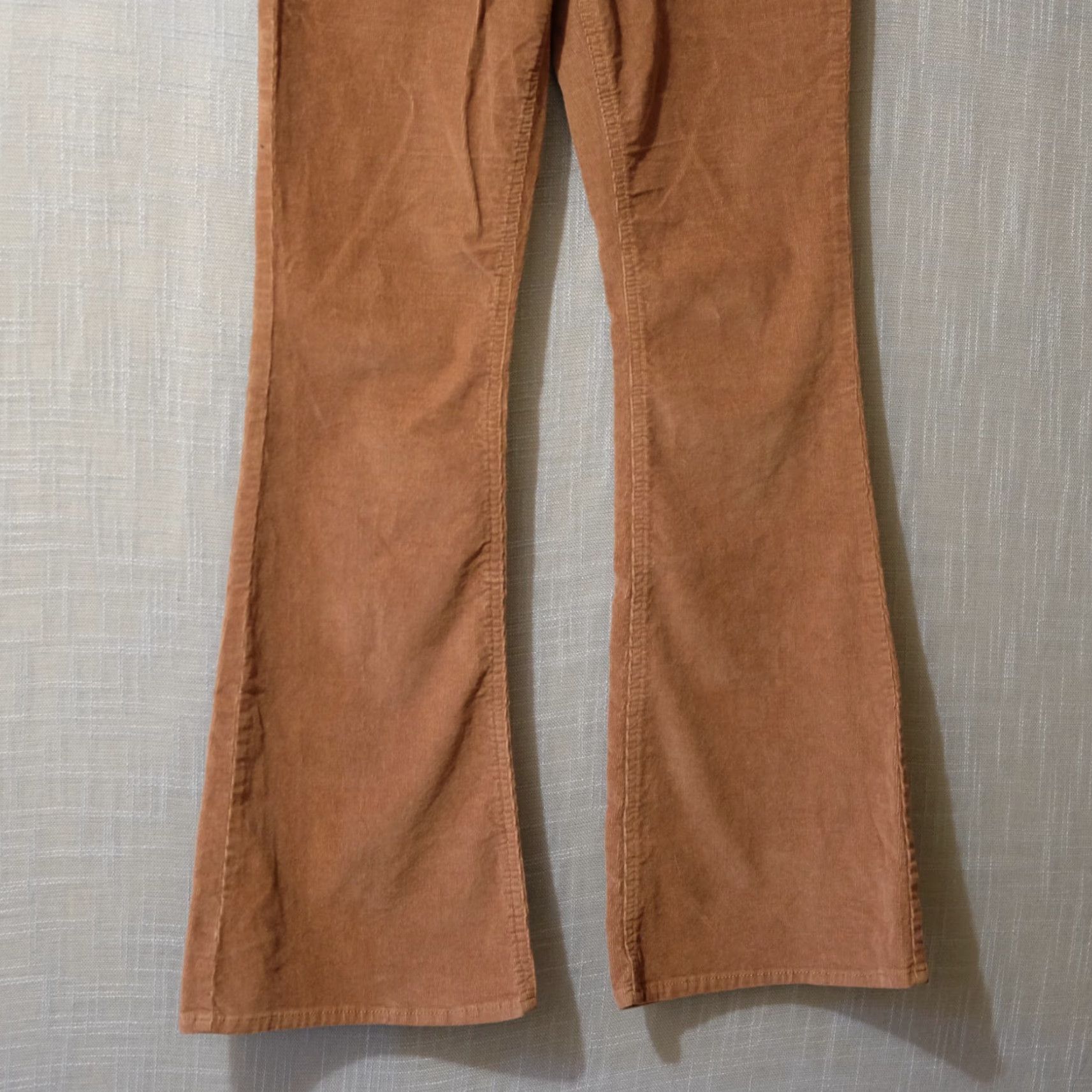 Vintage EUC No Boundaries Pants Brown High Rise Flare Corduroy Juniors S (3-5) #A15-24 Size 28" / US 6 / IT 42 - 3 Thumbnail