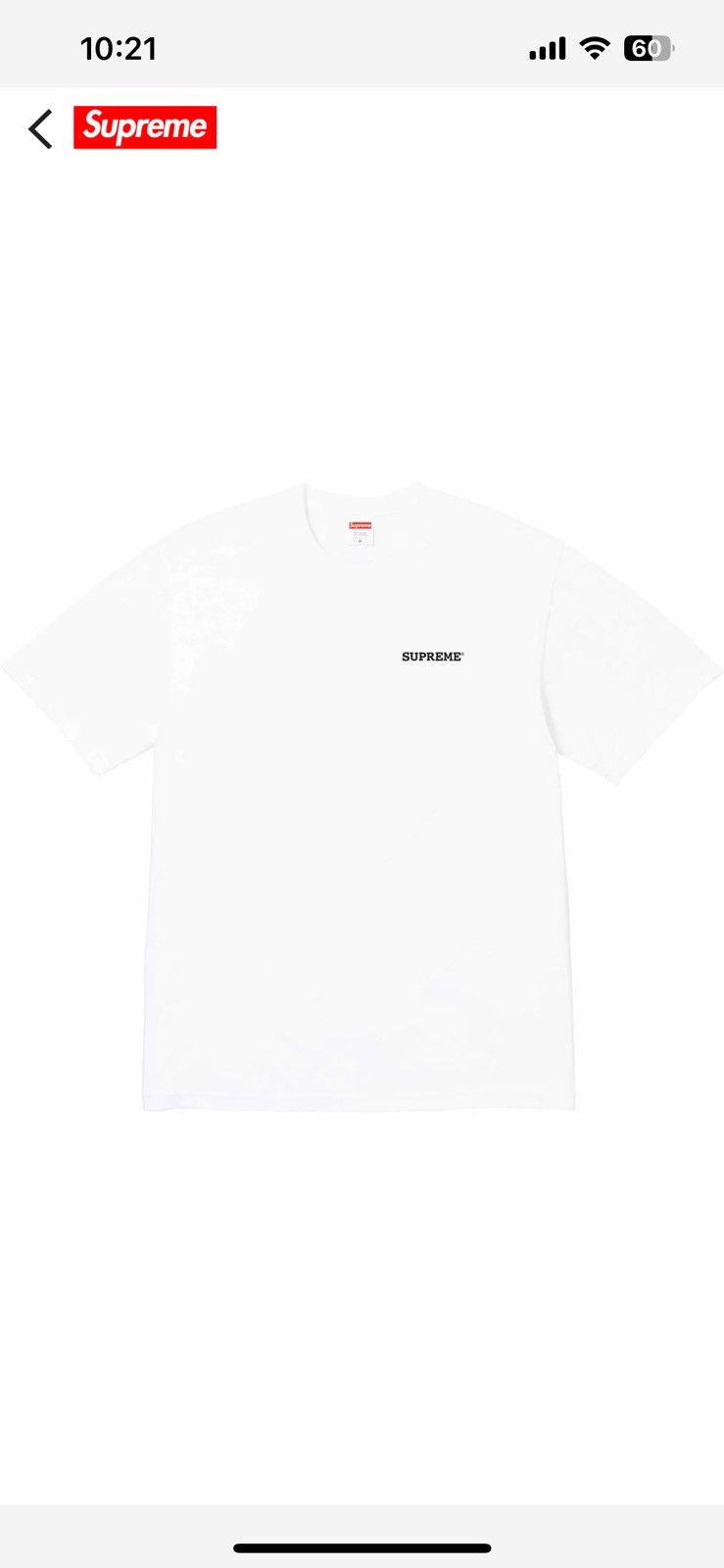 Supreme Supreme SS24 Patchwork Tee White Size L Large In Hand 
