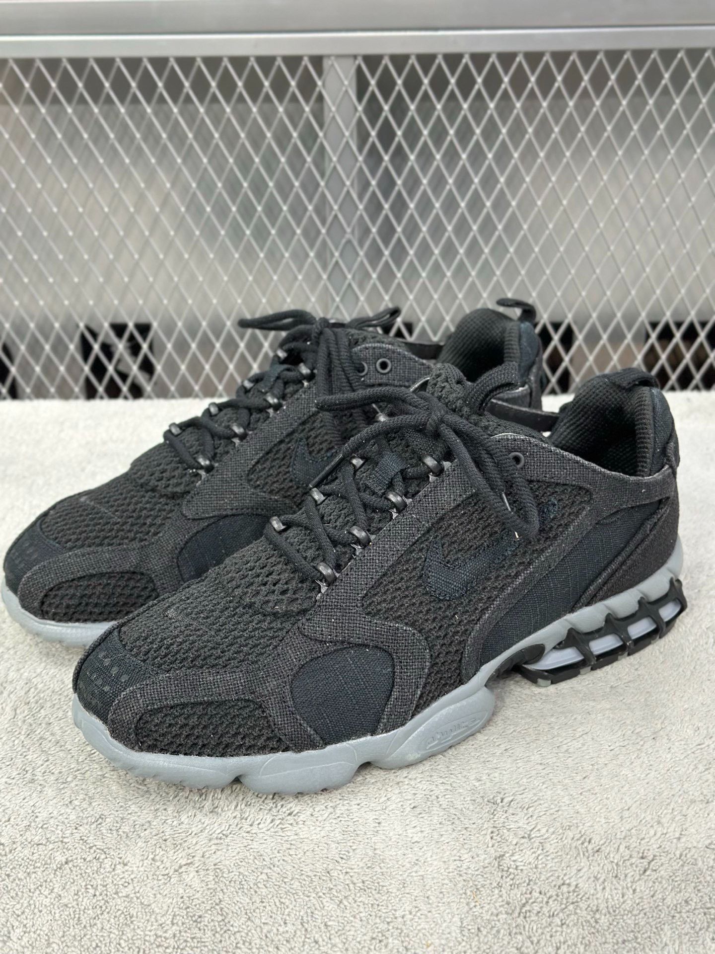 Stussy Stussy ZOOM SPIRIDO Black Lowtop Sneakers 44.5 Men Size US 11 / EU 44 - 1 Thumbnail