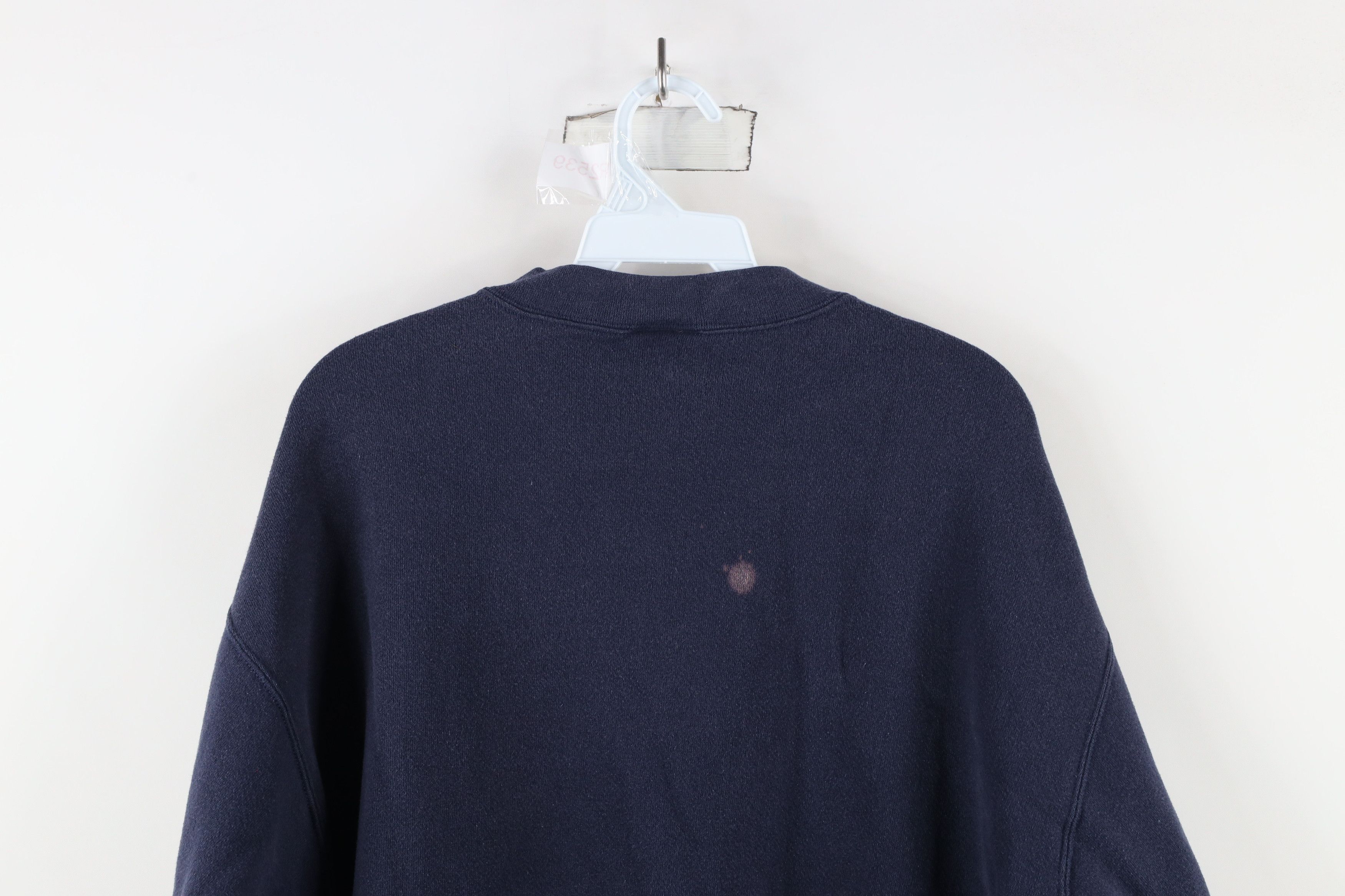 Disney × Vintage Vintage 90s Disney Christmas Snowman Sweatshirt Blue Size L / US 10 / IT 46 - 11 Thumbnail