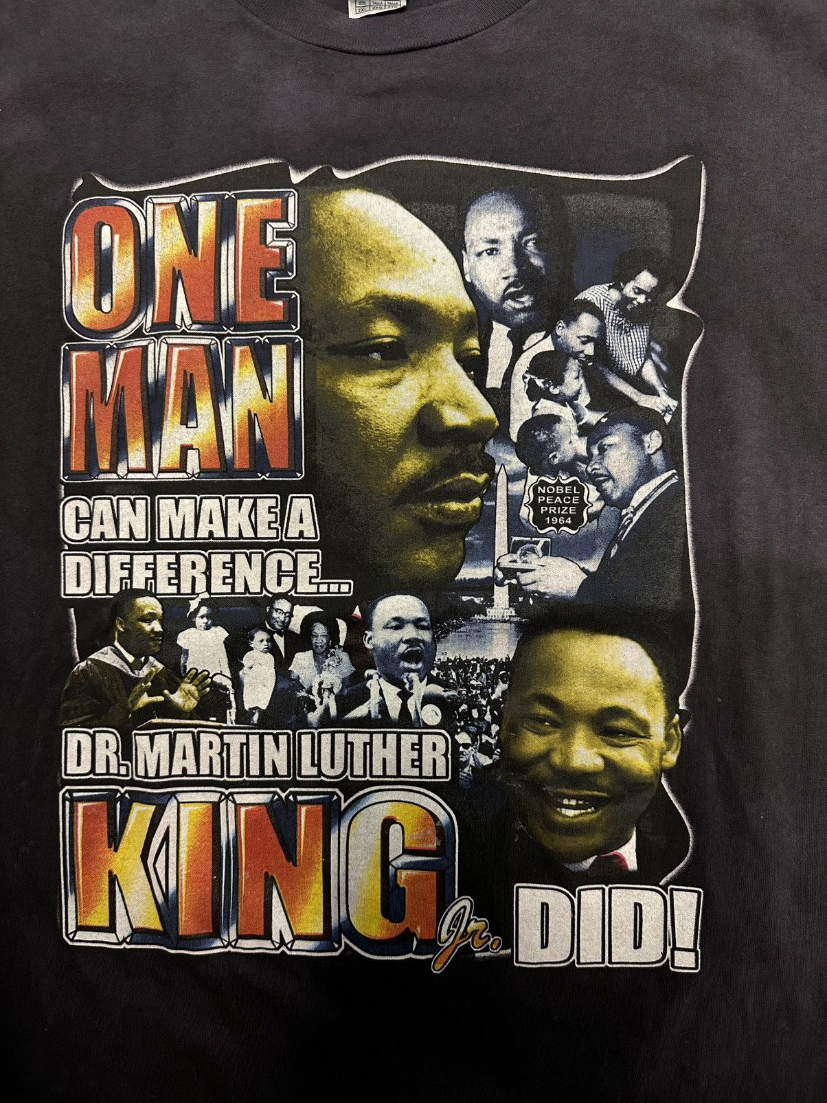 Vintage Vintage MLK TEE Size US XXL / EU 58 / 5 - 3 Thumbnail