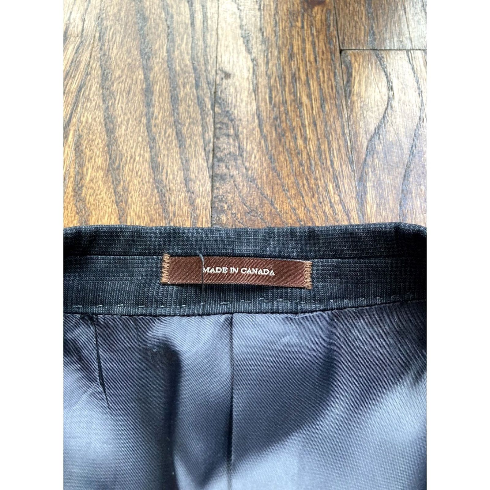Peter Millar Peter Millar Blazer Mens 46 Tall Gray Wool 2 Button Sports Coat Size 46R - 6 Thumbnail