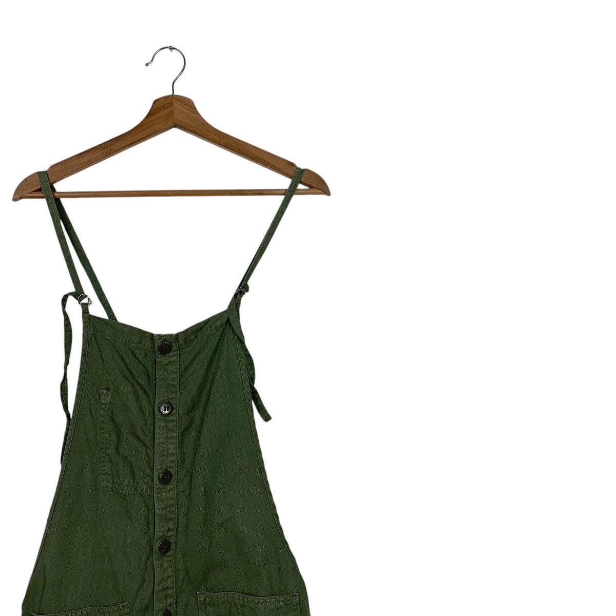 Johnbull JOHNBULL Work Green Sleeveless Jumpsuit W34 #1924-C84 Size US 34 / EU 50 - 5 Thumbnail