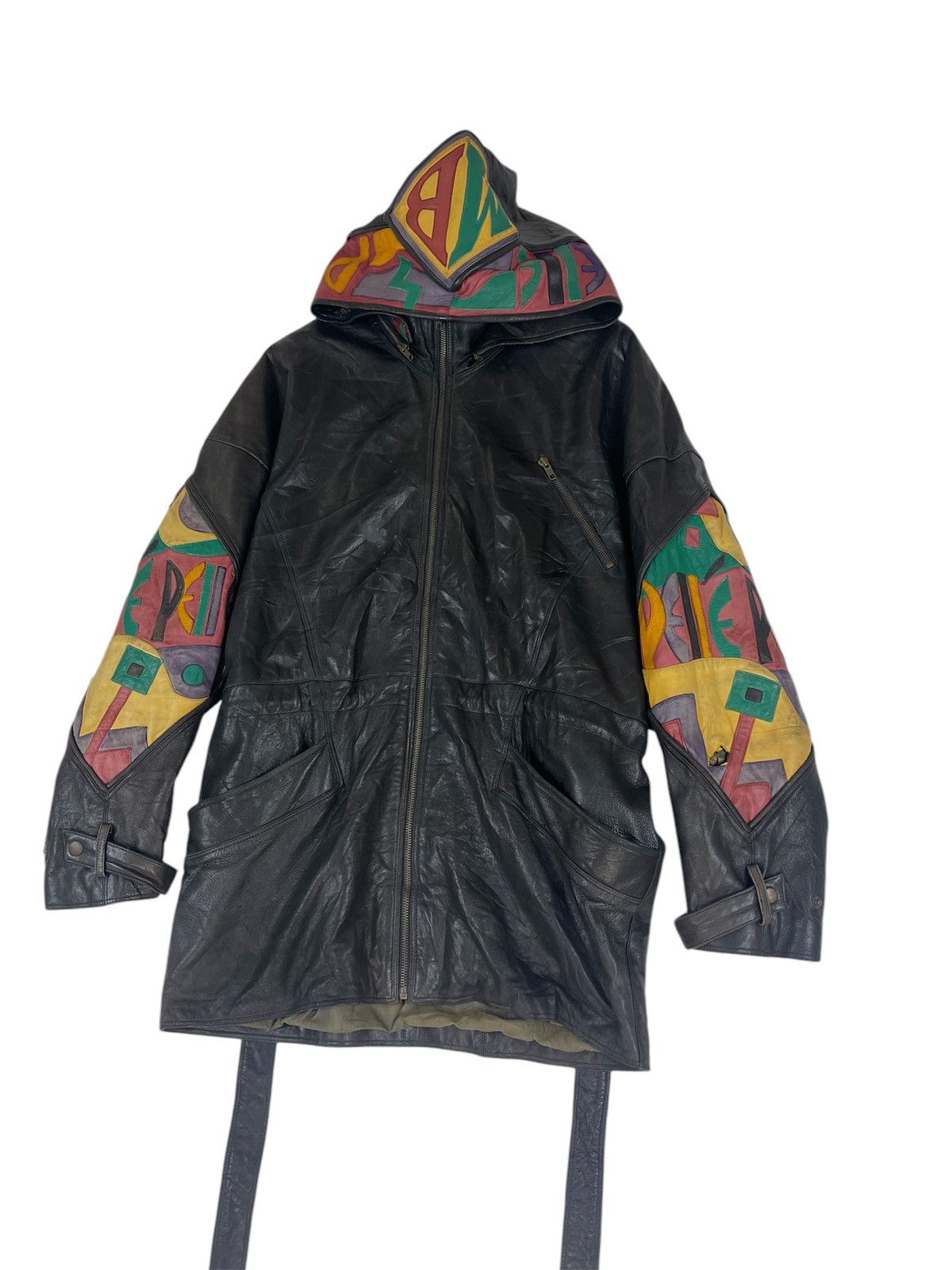 Marc Buchanan PELLE PELLE MARC BUCHANAN HOODIE LEATHER JACKET Size US M / EU 48-50 / 2 - 3 Thumbnail