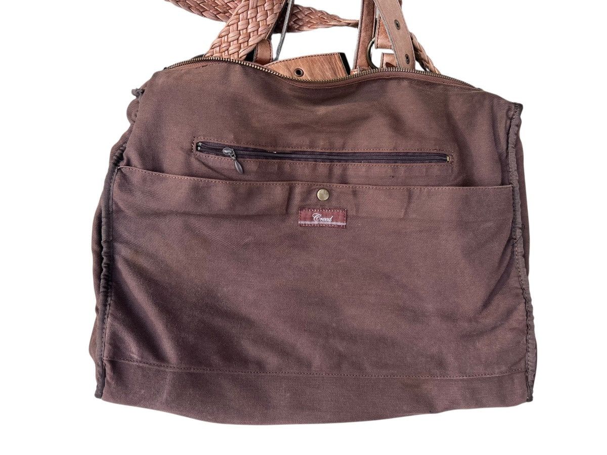 Creed × Leather Creed Japan Faded Patina Leather 2 Way Large Bag Size ONE SIZE - 22 Thumbnail
